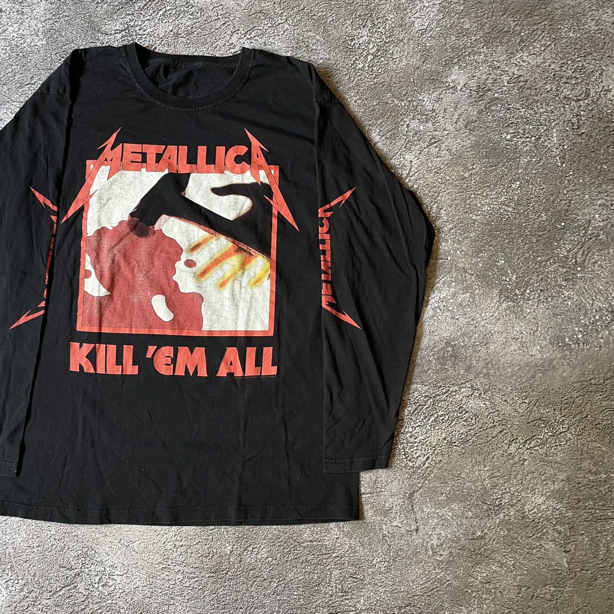 Vintage Vintage Y2K Metallica Kill Em All Graphic Band Tee Worn In L Size US L / EU 52-54 / 3 - 2 Thumbnail