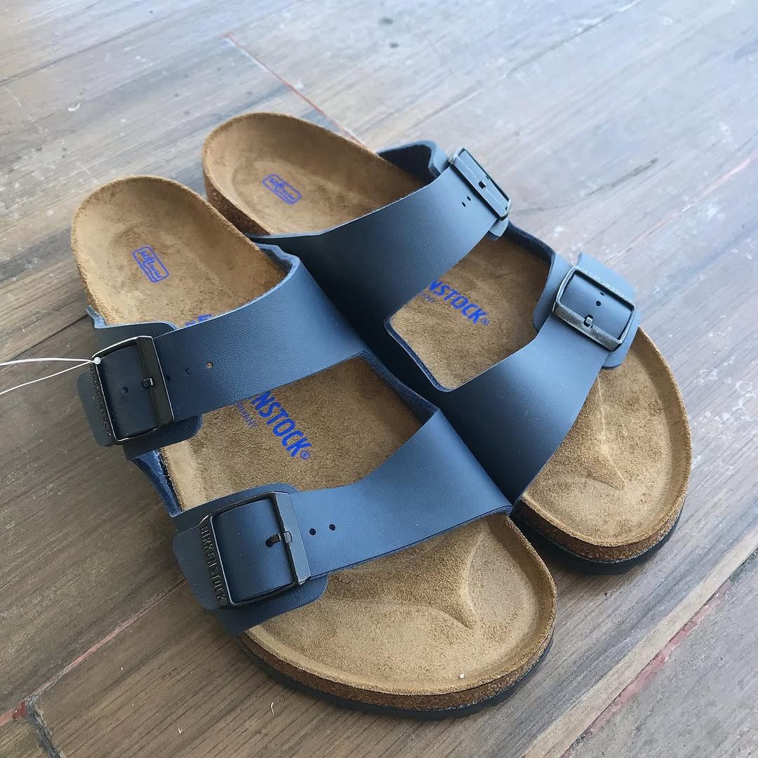 Birkenstock × Hysteric Glamour Birkenstock Navy Blue Arizona BS Sandals two Straps bnwt Size US 6 / EU 39 - 4 Thumbnail