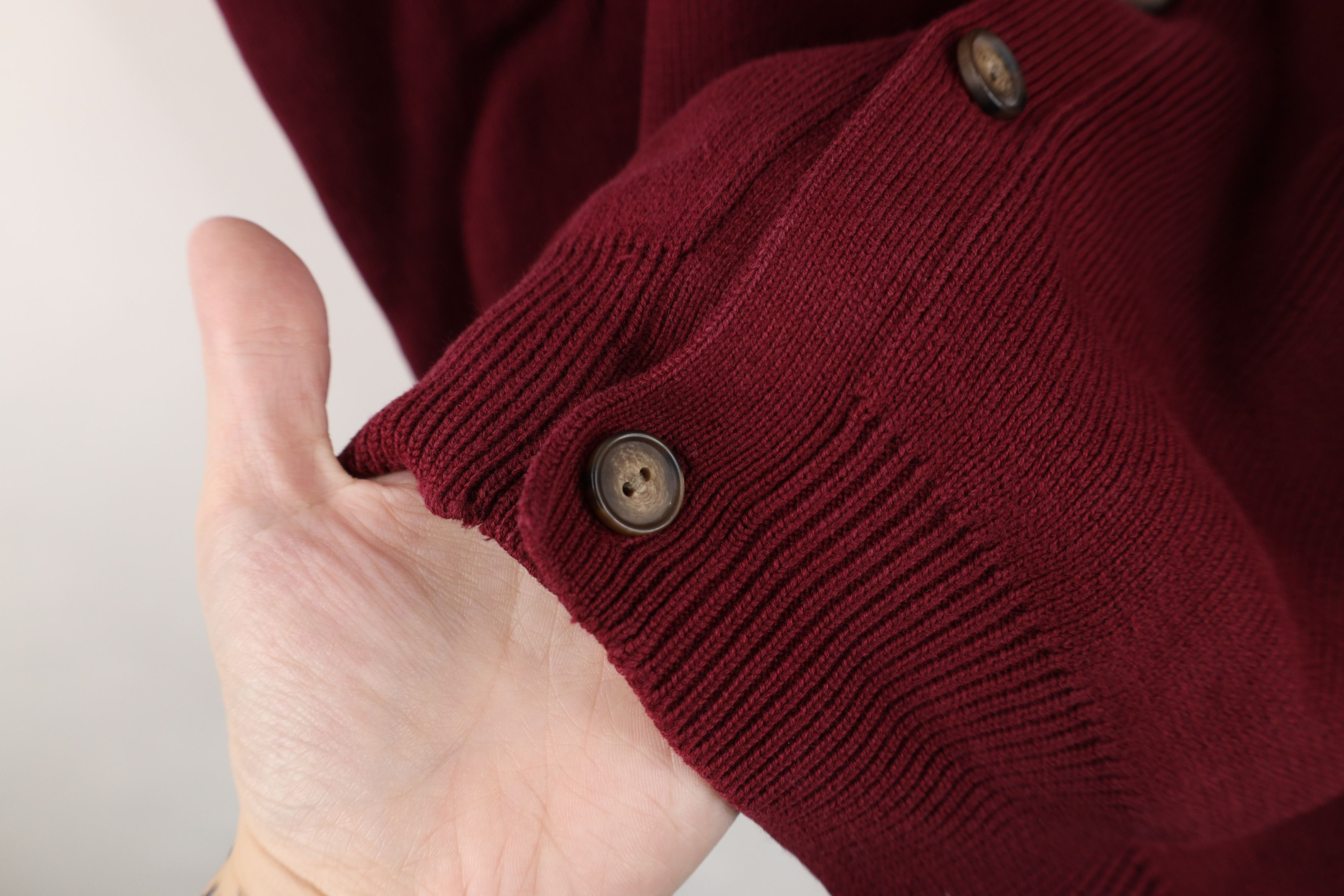Eddie Bauer Vintage 90s Eddie Bauer Ribbed Knit Cardigan Sweater Vest Size US XL / EU 56 / 4 - 5 Thumbnail