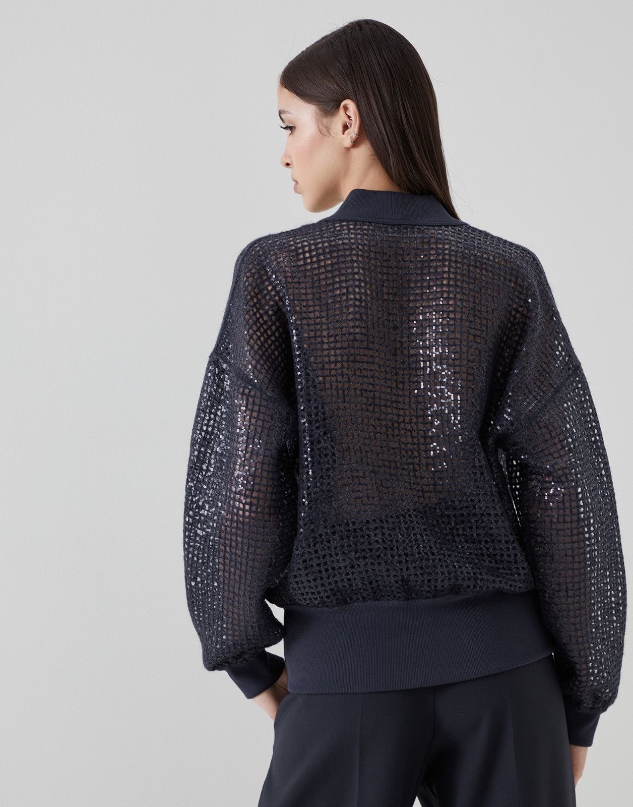 o1la1rc1a0225 Diamond Cardigan in Navy