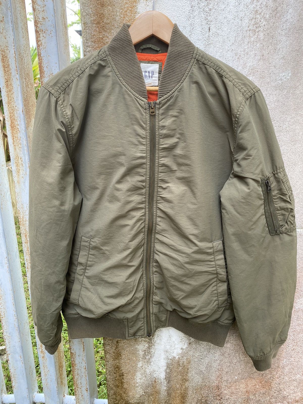 Gap × Vintage Vintage GAP zipper IDEAL 80's bomber jacket nice design Size US L / EU 52-54 / 3 - 2 Thumbnail