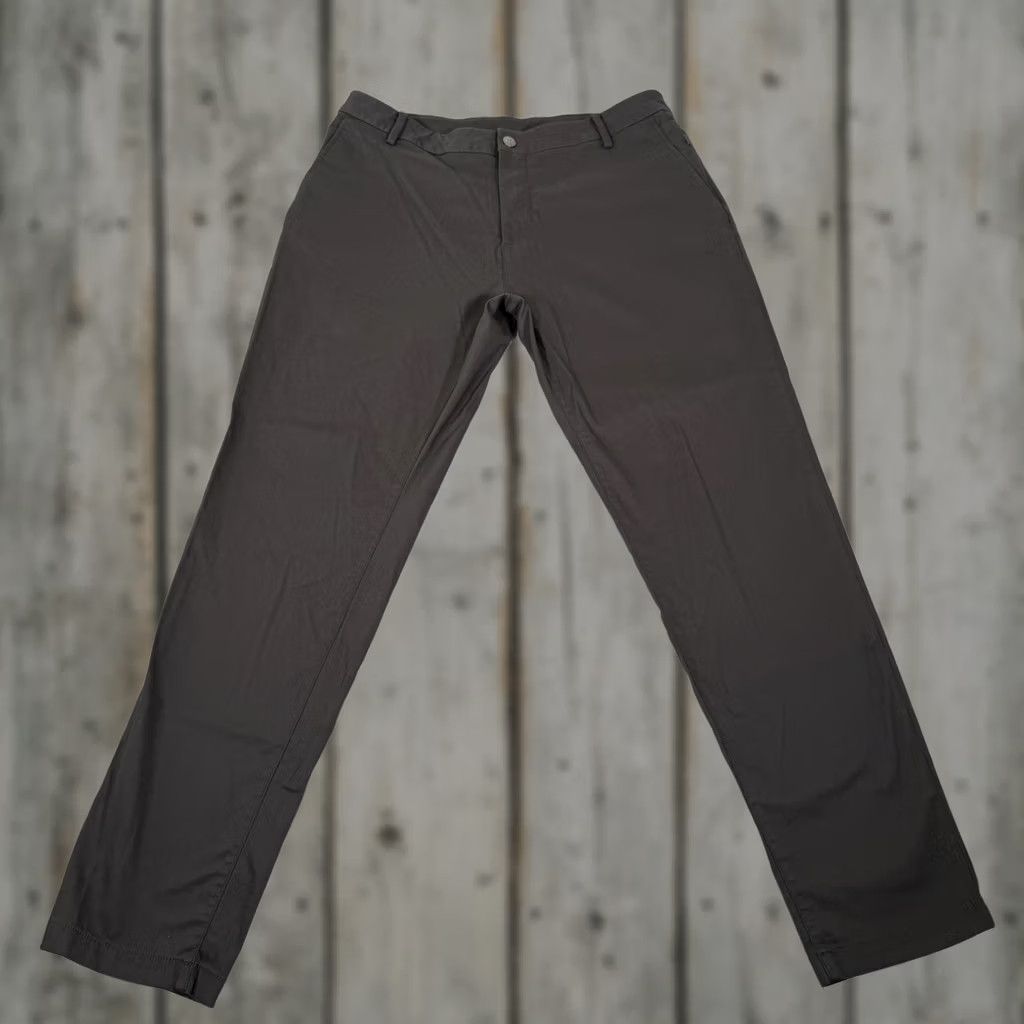 Vintage Birddogs Pants Mens 34x30 Gray Stretch Slim Chino Lined Golf Casual Travel Tech Size US 34 / EU 50 - 1 Thumbnail