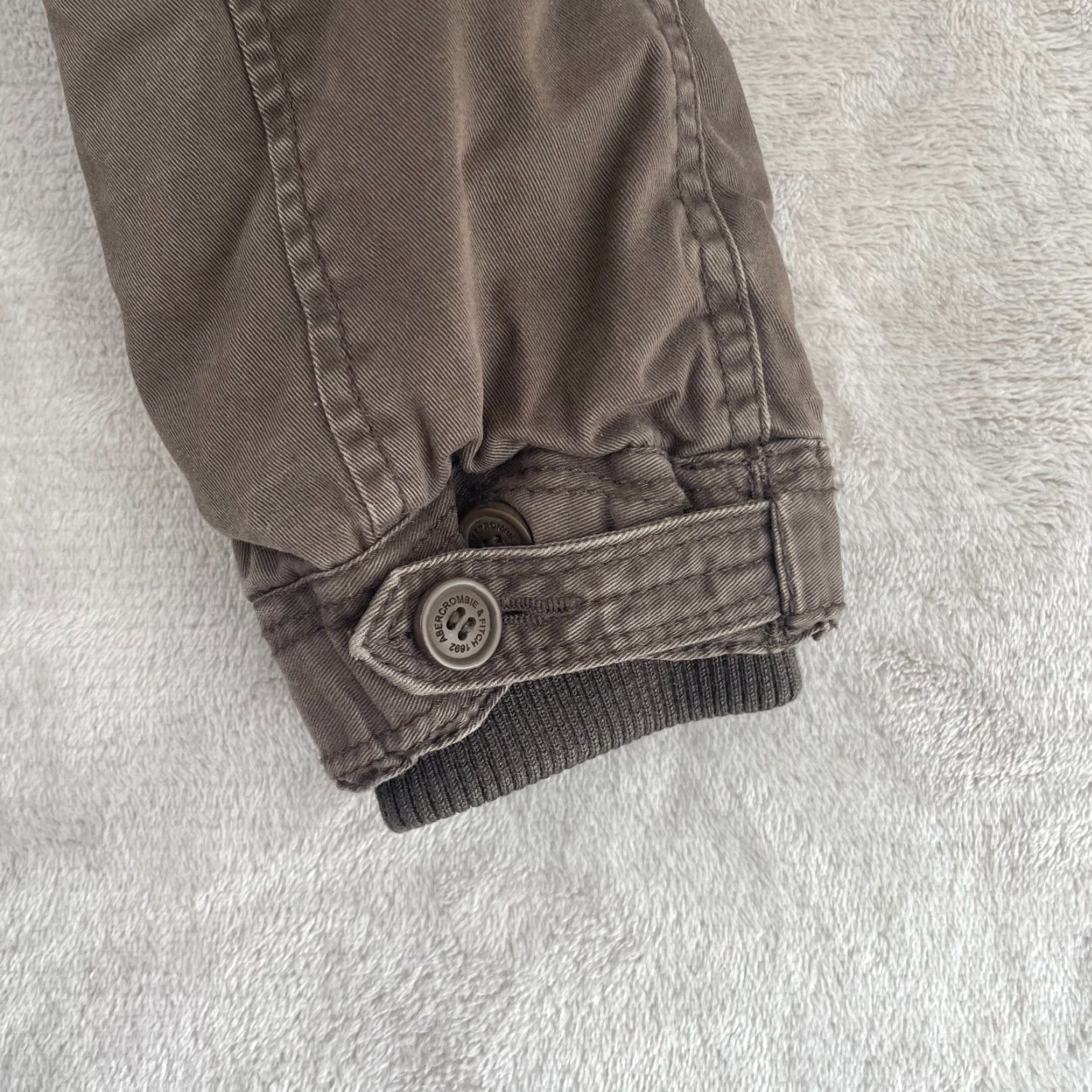Abercrombie & Fitch Abercrombie & Fitch Jacket Women M Brown Faux Fur Lining Y2K Parka Long Coat/Cotton Canvas 90s Vintage Style Size M / US 6-8 / IT 42-44 - 6 Thumbnail