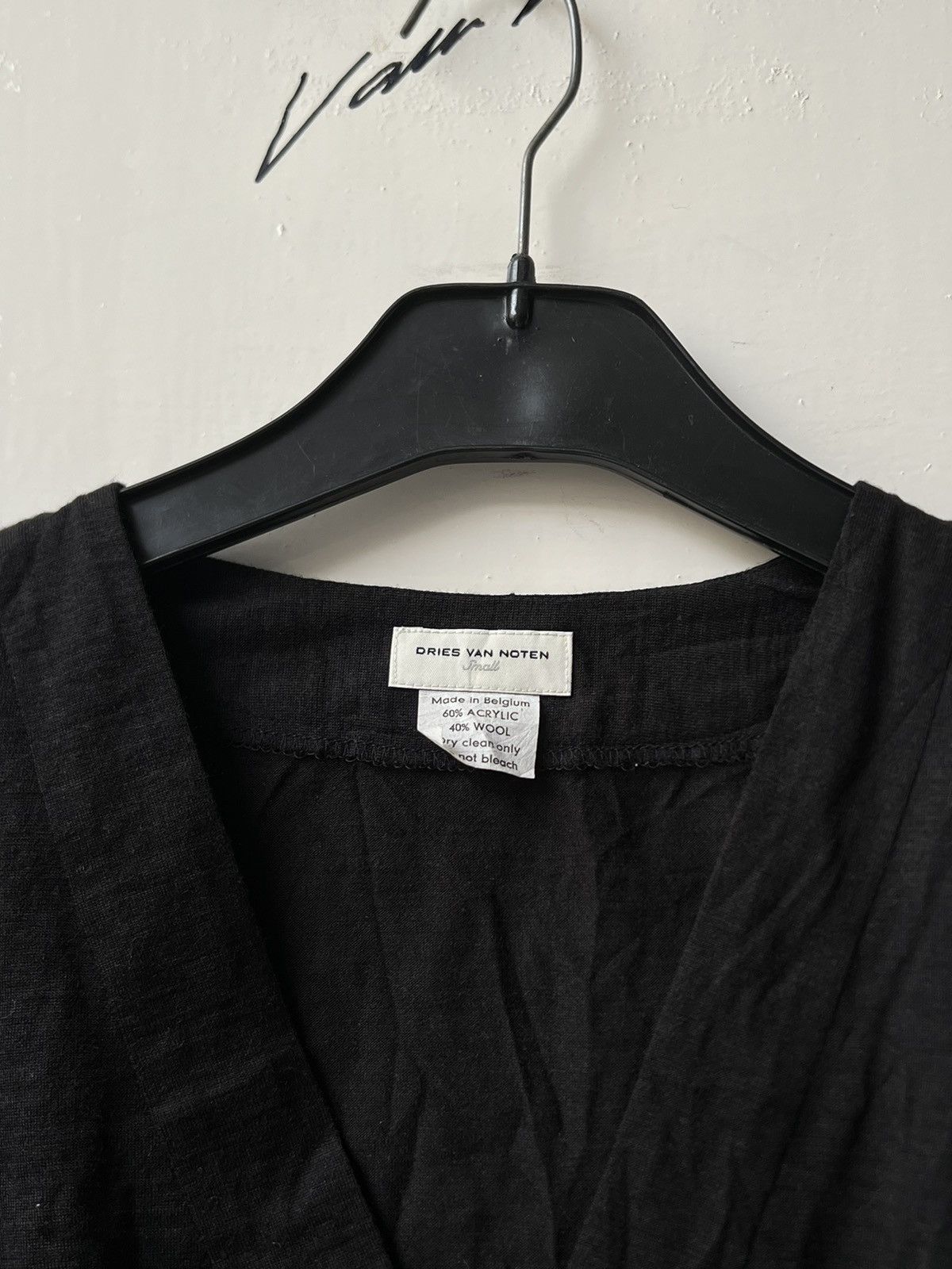 Dries Van Noten Dries Van Noten Black Tops Size US XS / EU 42 / 0 - 12 Thumbnail