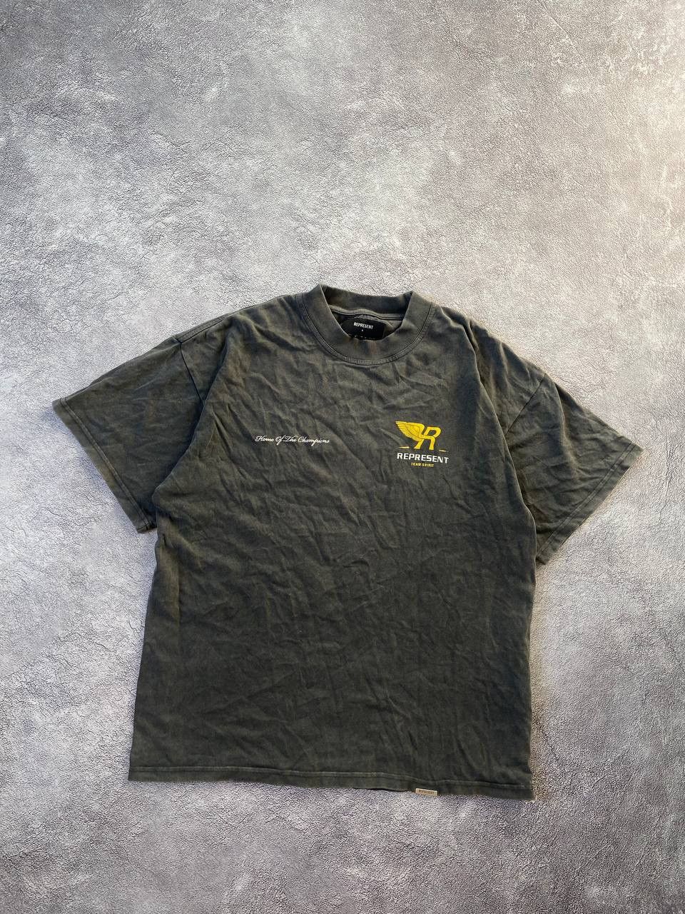 Represent Clo. Represent Team Spirit Vintage Grey Tee Size US M / EU 48-50 / 2 - 1 Thumbnail