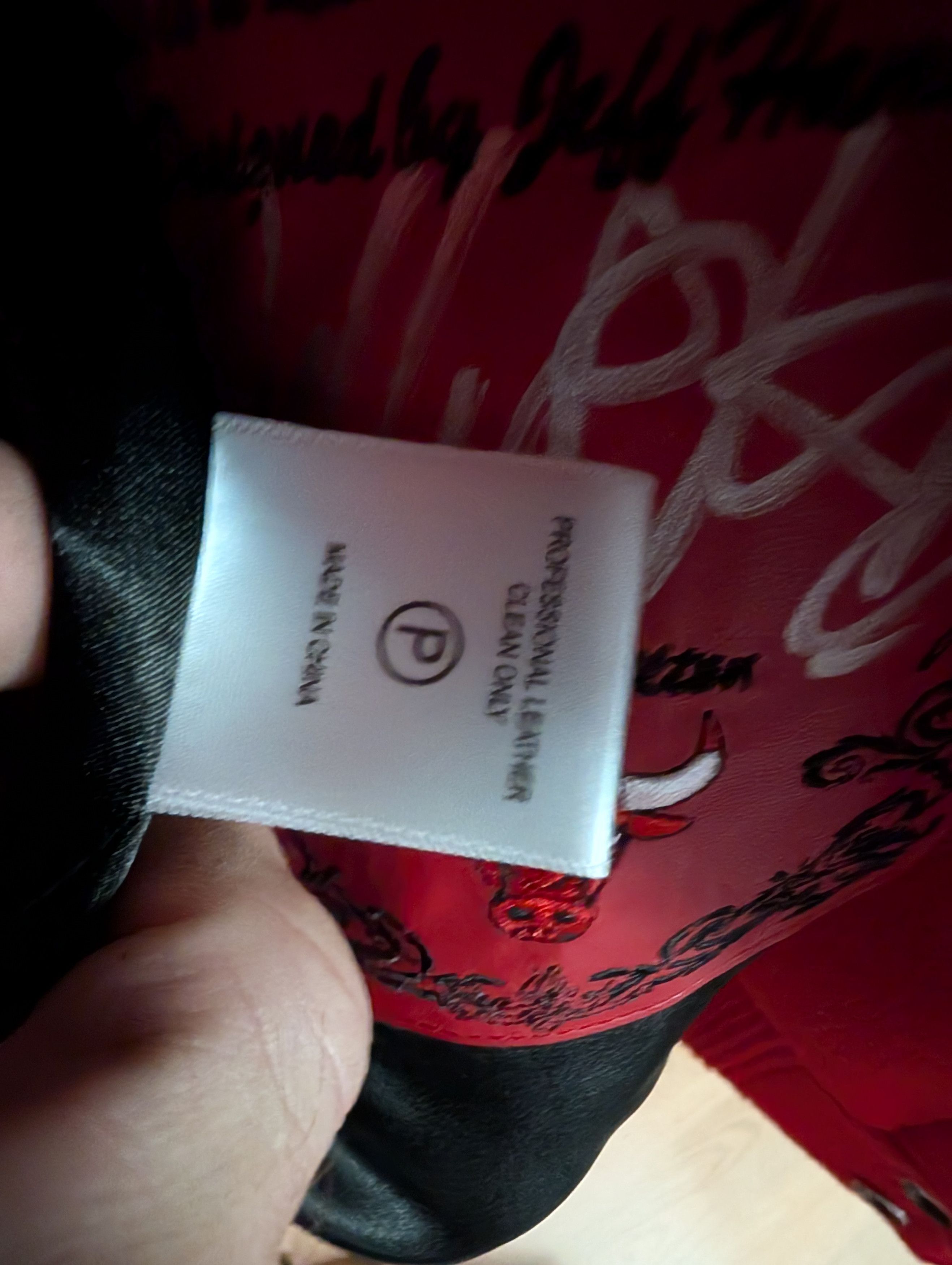 Jeff Hamilton Jeff Hamilton bulls big face varsity leather Size US M / EU 48-50 / 2 - 7 Thumbnail