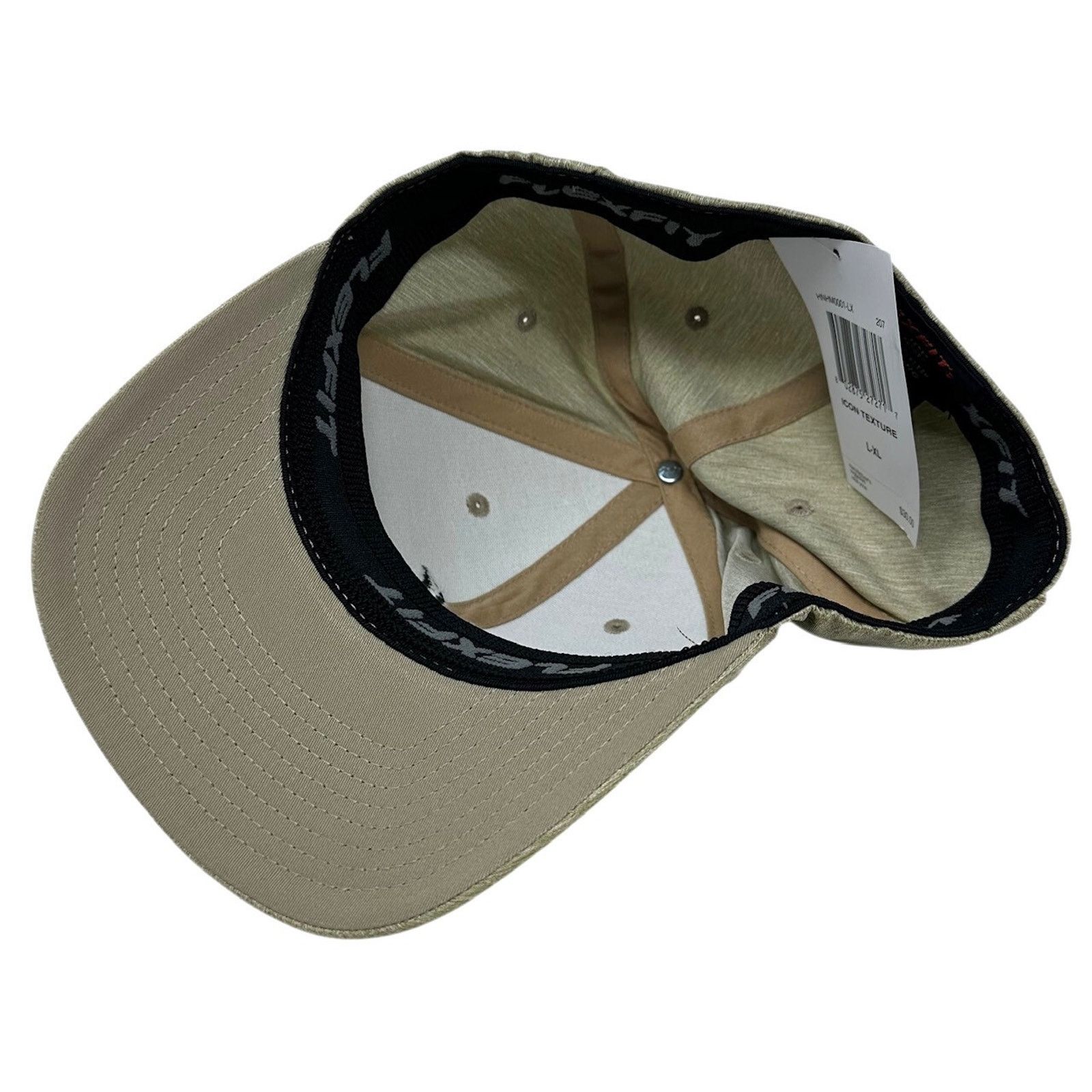 Hurley Hurley Hat Icon Texture Stretch Flex Fit Cap in L/XL Gold Size ONE SIZE - 4 Thumbnail