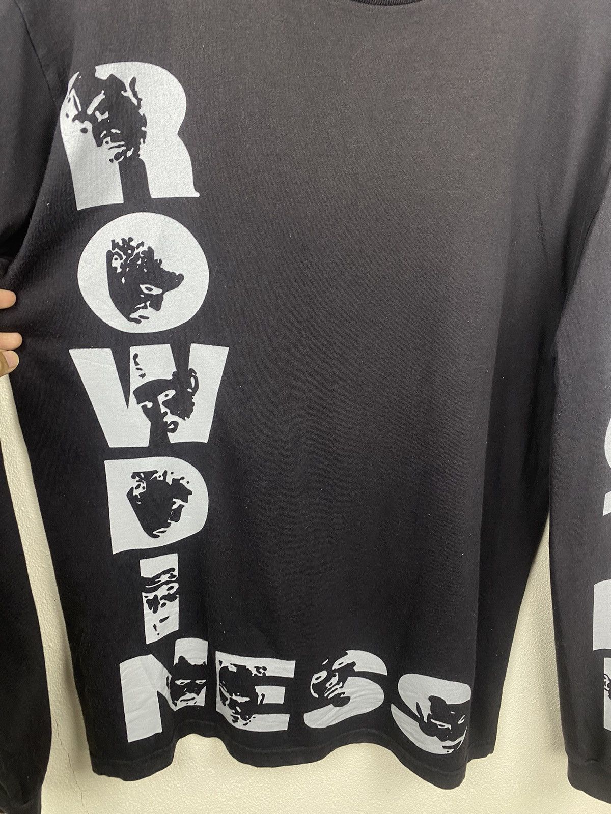 Beauty Beast 291295 Homme “Rowdiness” Japanese Designer Script Out LS Tee Size US L / EU 52-54 / 3 - 5 Thumbnail