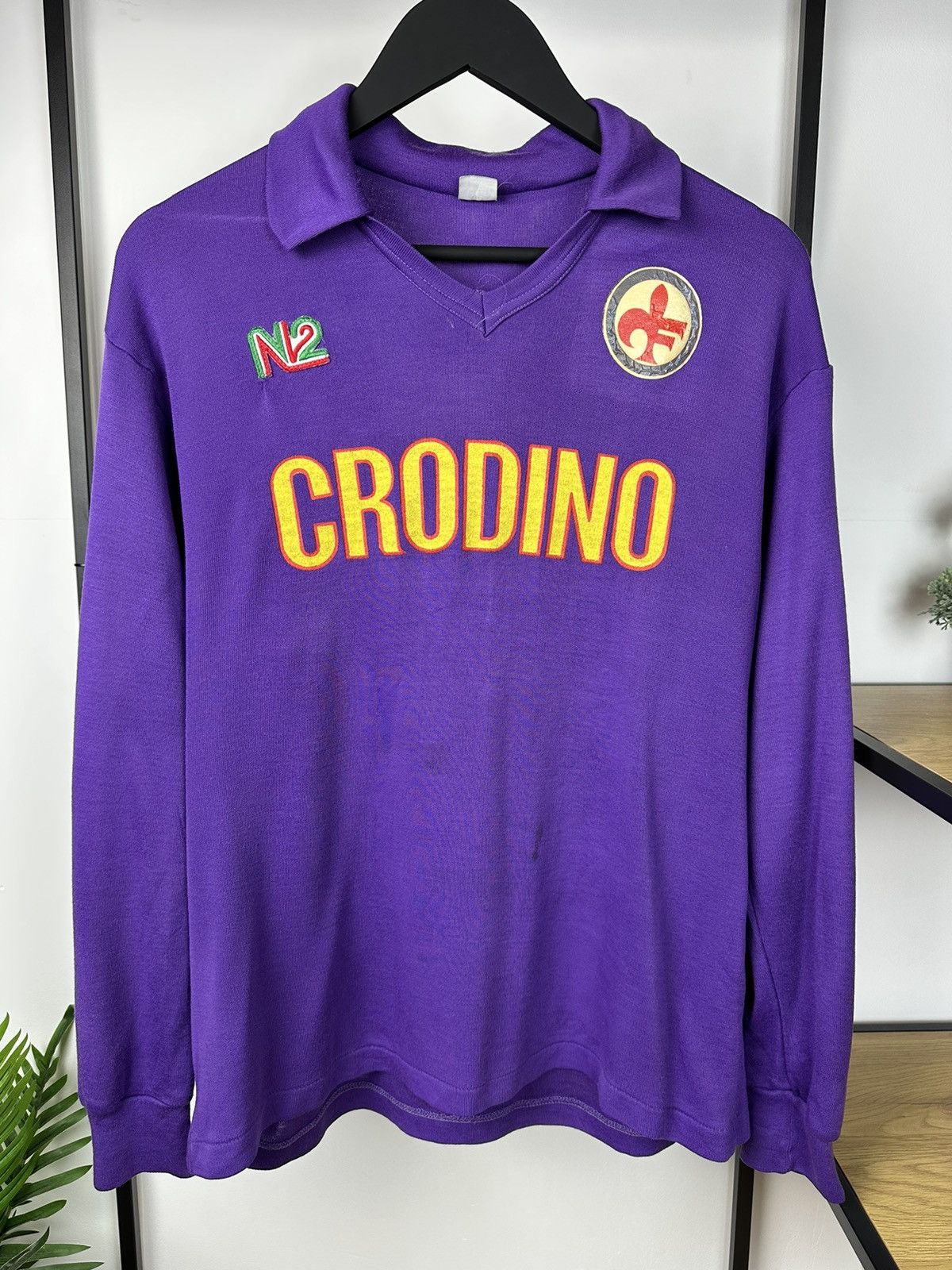 Other Vintage Fiorentina #10 Baggio 1986/87 jersey soccer football Size US M / EU 48-50 / 2 - 2 Thumbnail