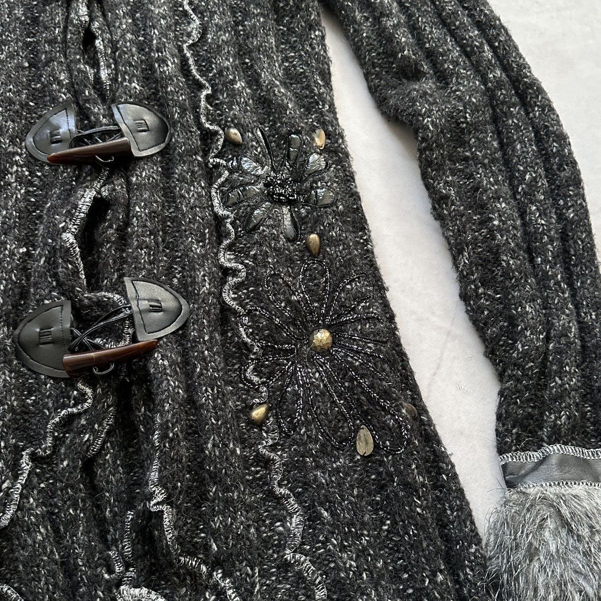Hysteric Glamour × Undercover Gothic Faux Fur Cardigan Sweater Zone Bleue Rundholz Vibe Size L / US 10 / IT 46 - 5 Thumbnail
