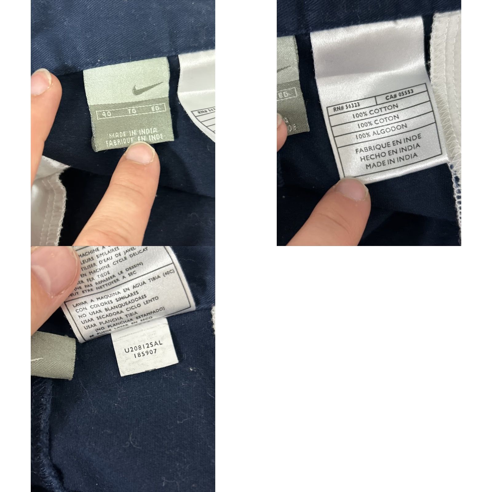Nike Nike Navy Blue Mens 40x9 Chino Shorts Golf 100% Cotton Lightweight Pockets Size US 40 / EU 56 - 9 Thumbnail