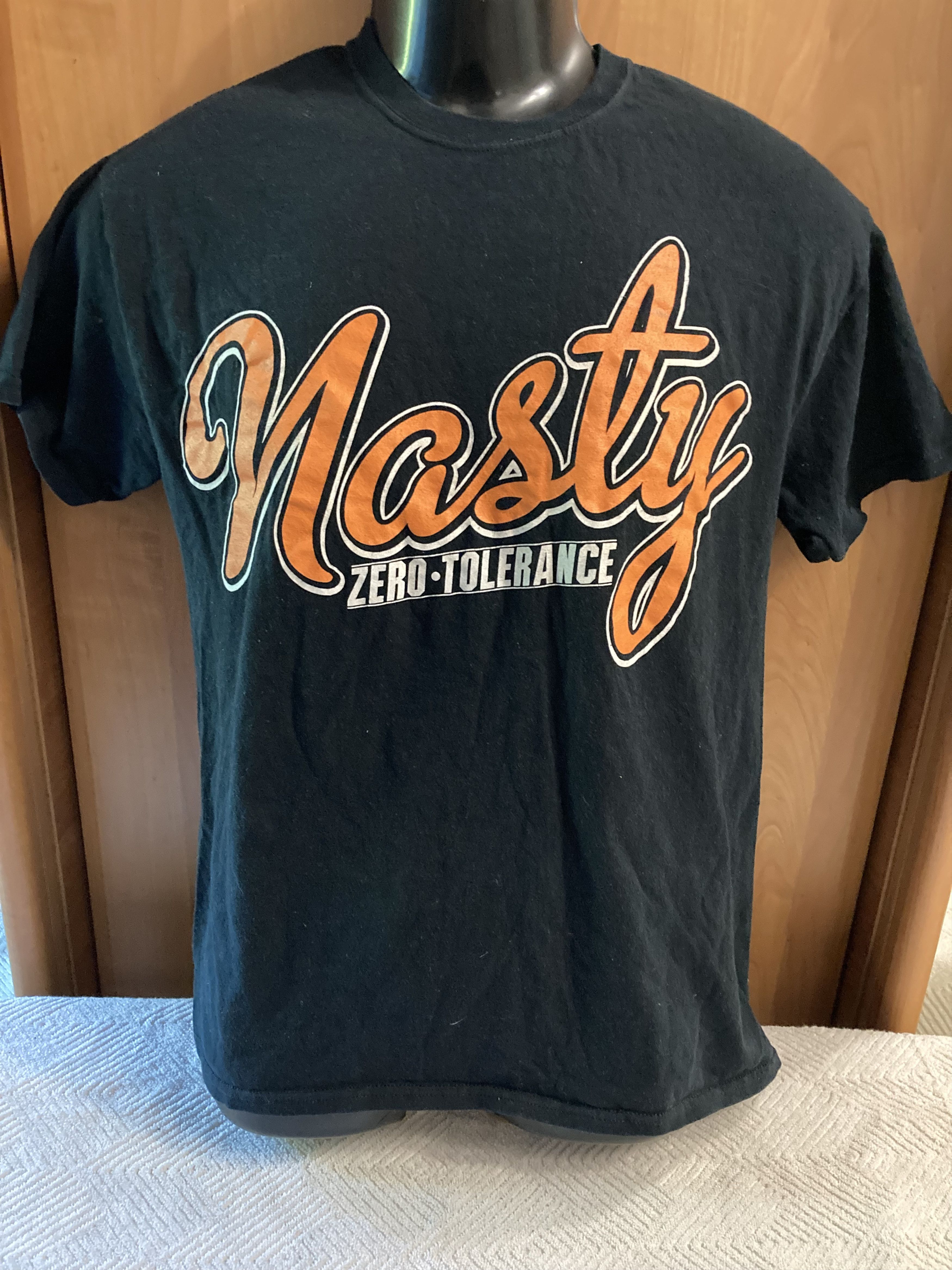 Band Tees × Vintage Vintage Nasty Zero Tolerance Band T shirt Size US S / EU 44-46 / 1 - 1 Thumbnail