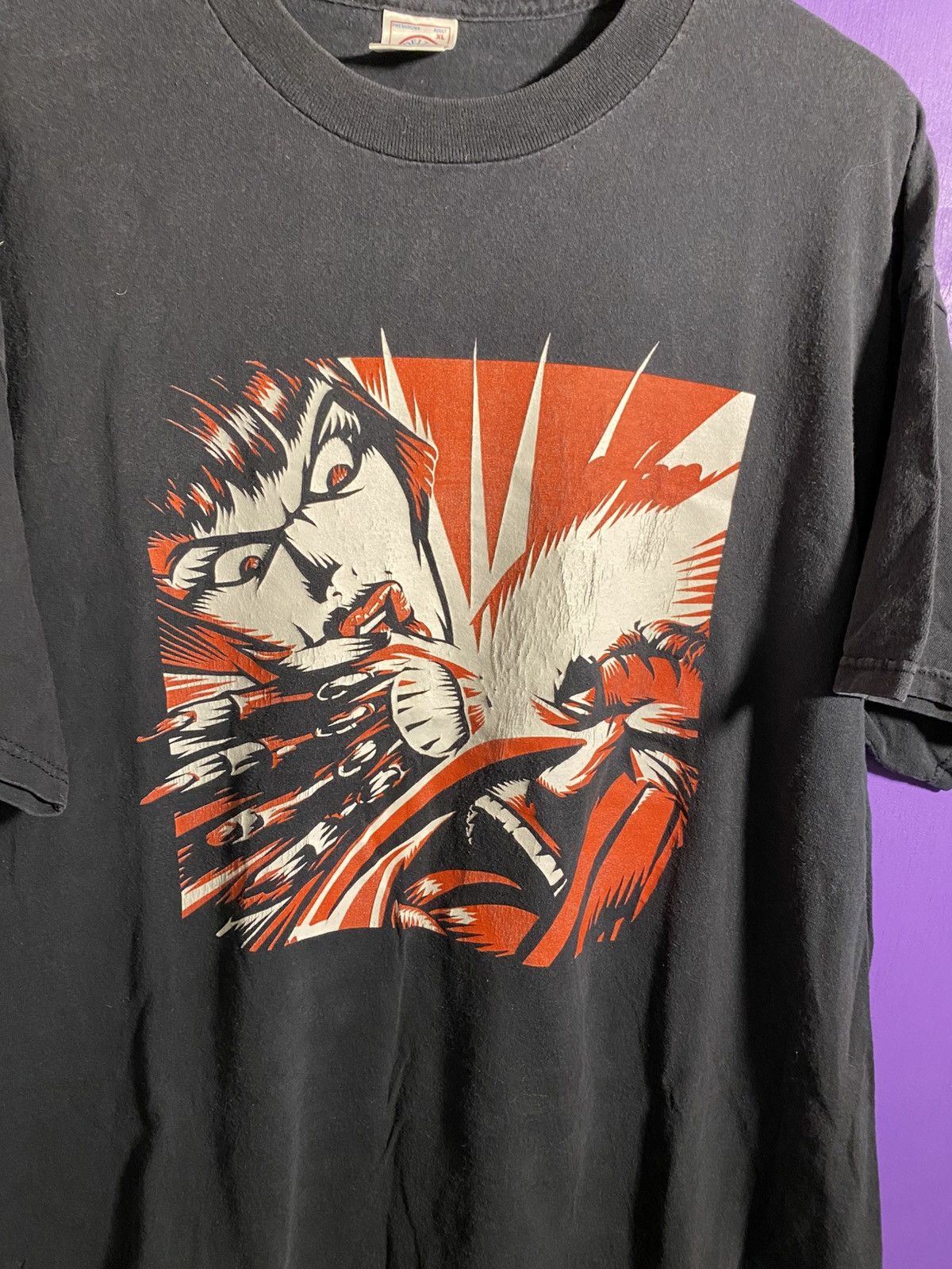 Band Tees Vintage 90s KMFDM anime style faded band tee Size US XL / EU 56 / 4 - 3 Thumbnail