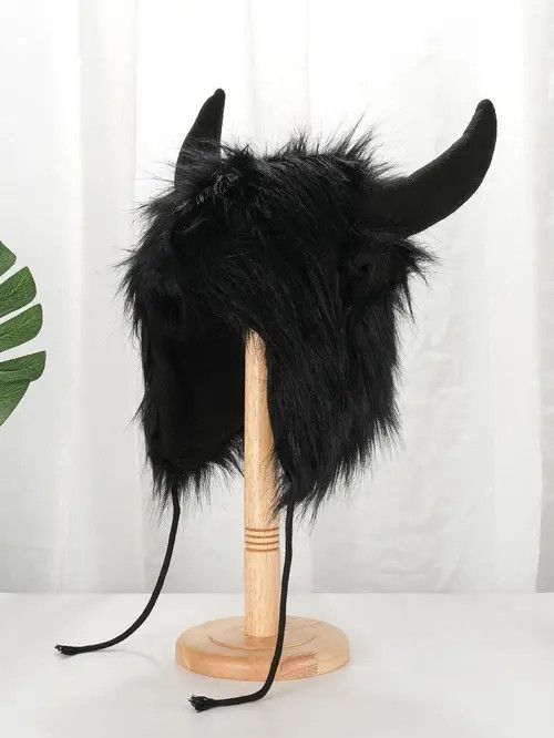Japanese Brand Cow Style Faux Fur Hats Size ONE SIZE - 2 Thumbnail