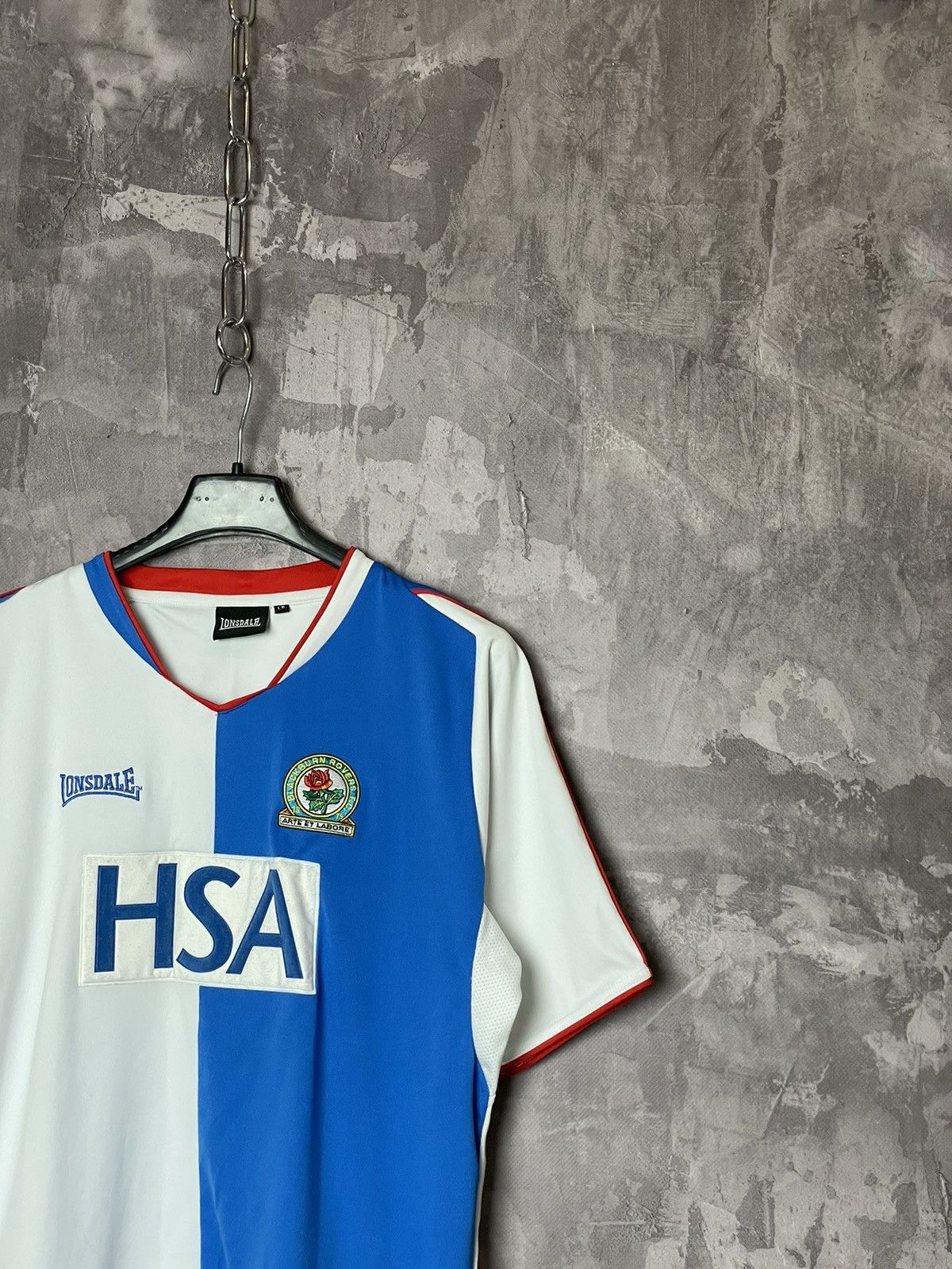 Lonsdale × Vintage 00s Vintage Longsdale x Blackburn Rovers F.C Soccer Jersey Size US S / EU 44-46 / 1 - 3 Thumbnail