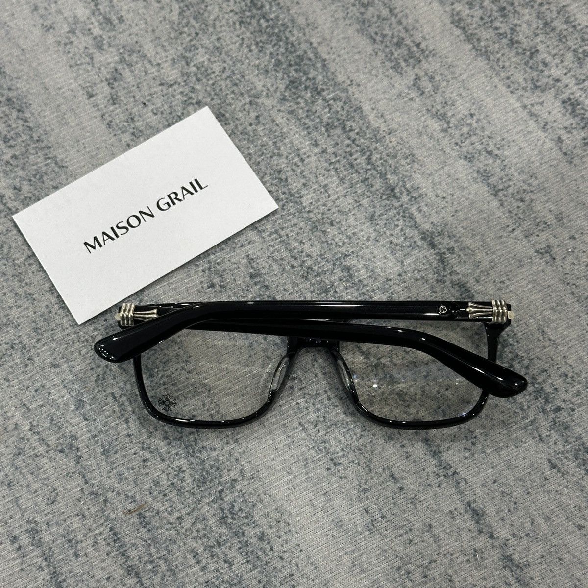 Chrome Hearts CHROME HEARTS THIRST TRAP BLACK EYEGLASSES Size ONE SIZE - 4 Thumbnail
