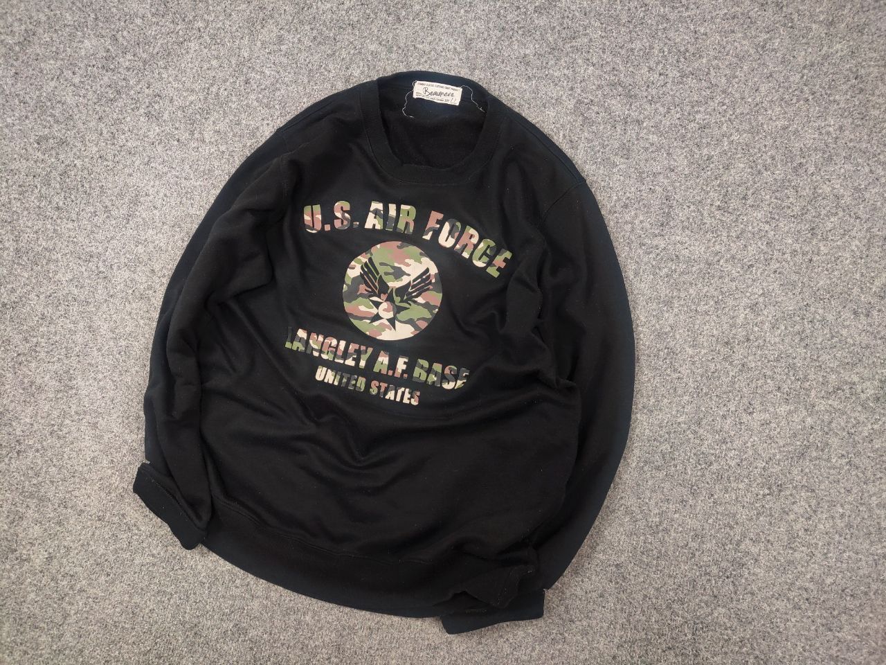 Beaumere Vintage Japan Beaumere US Air Force Langley Sweatshirt Size US L / EU 52-54 / 3 - 2 Thumbnail