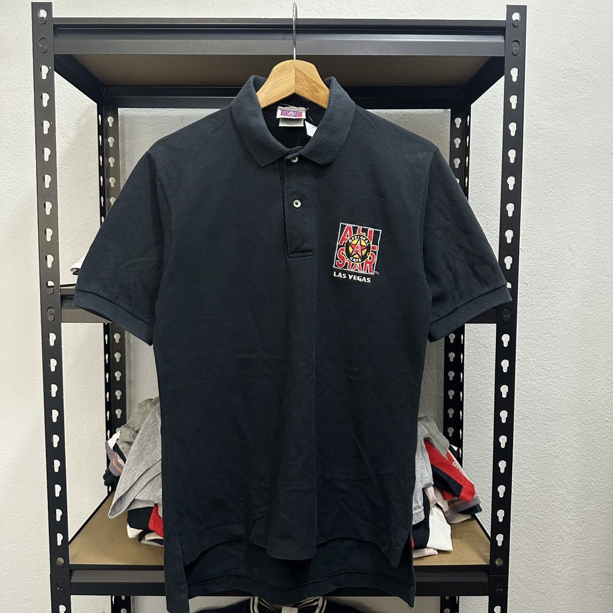 Other × Vintage Vintage 90s All Star Cafe Polo Tee Size US S / EU 44-46 / 1 - 1 Thumbnail