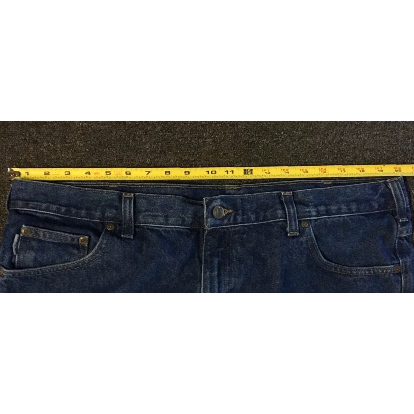 Carhartt VINTAGE Carhartt Jeans 40 Work Biker Trucker Cowboy Skate Punk Grunge WIP 90s USA Size US 40 / EU 56 - 5 Thumbnail