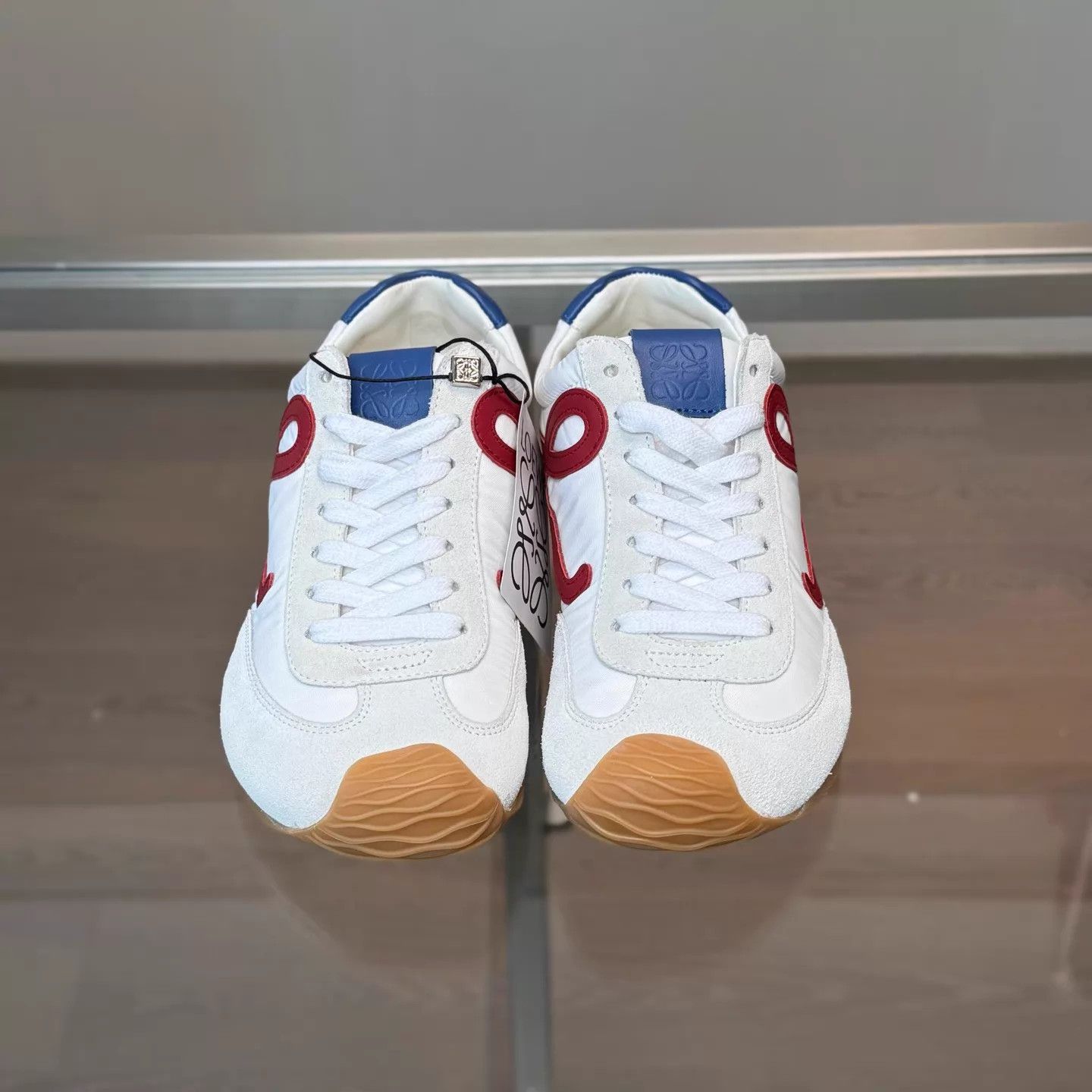 Loewe Loewe Ballet Runner 2.0 White Red Blue 36 Size US 5.5 / IT 35.5 - 5 Thumbnail