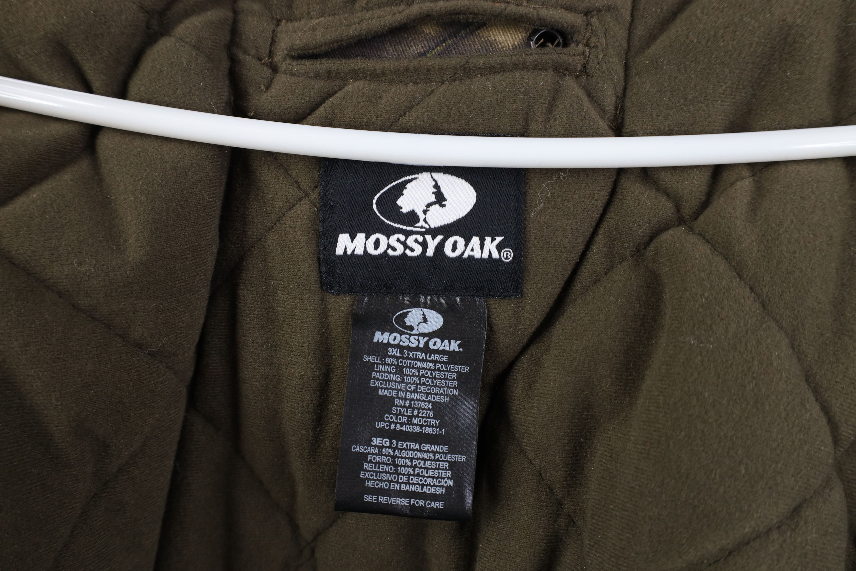 Vintage Vintage Streetwear Mossy Oak Camouflage Hooded Jacket Size US XXL / EU 58 / 5 - 10 Thumbnail