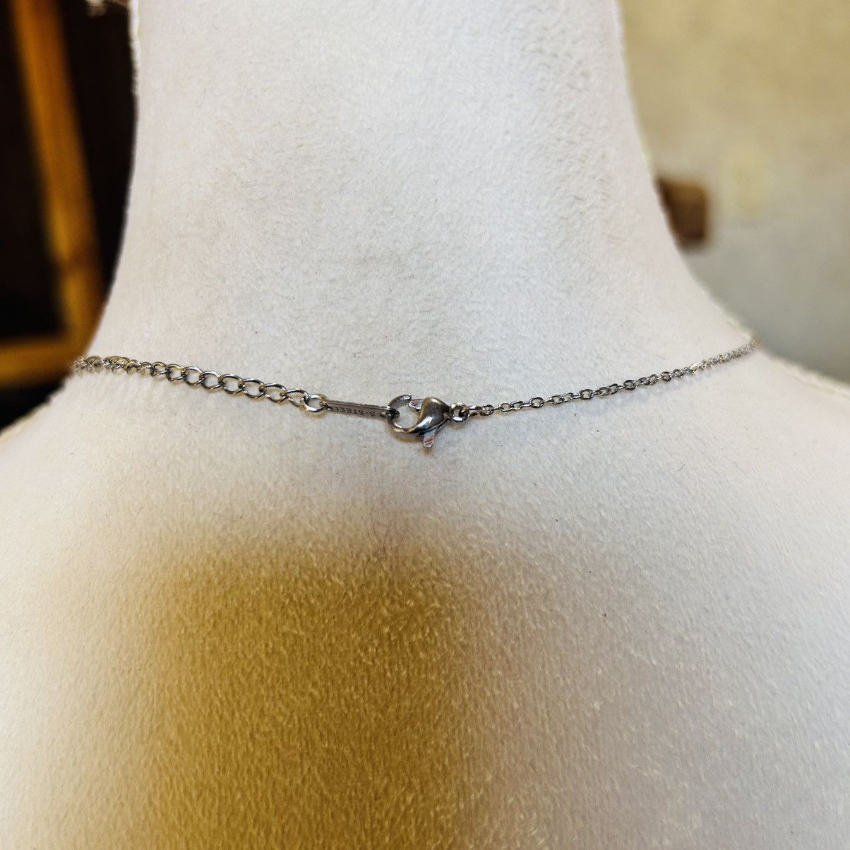 Handmade Handcrafted elegant genuine stone pendant on chain necklace Size ONE SIZE - 5 Thumbnail