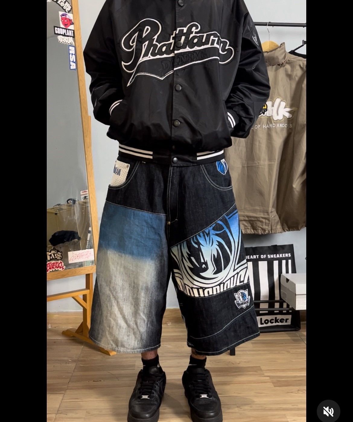 Japanese Brand × NBA × Vintage 00’S JORTS PANTS NBA UNK DALLAS MAVERICKS Size US 32 / EU 48 - 3 Thumbnail