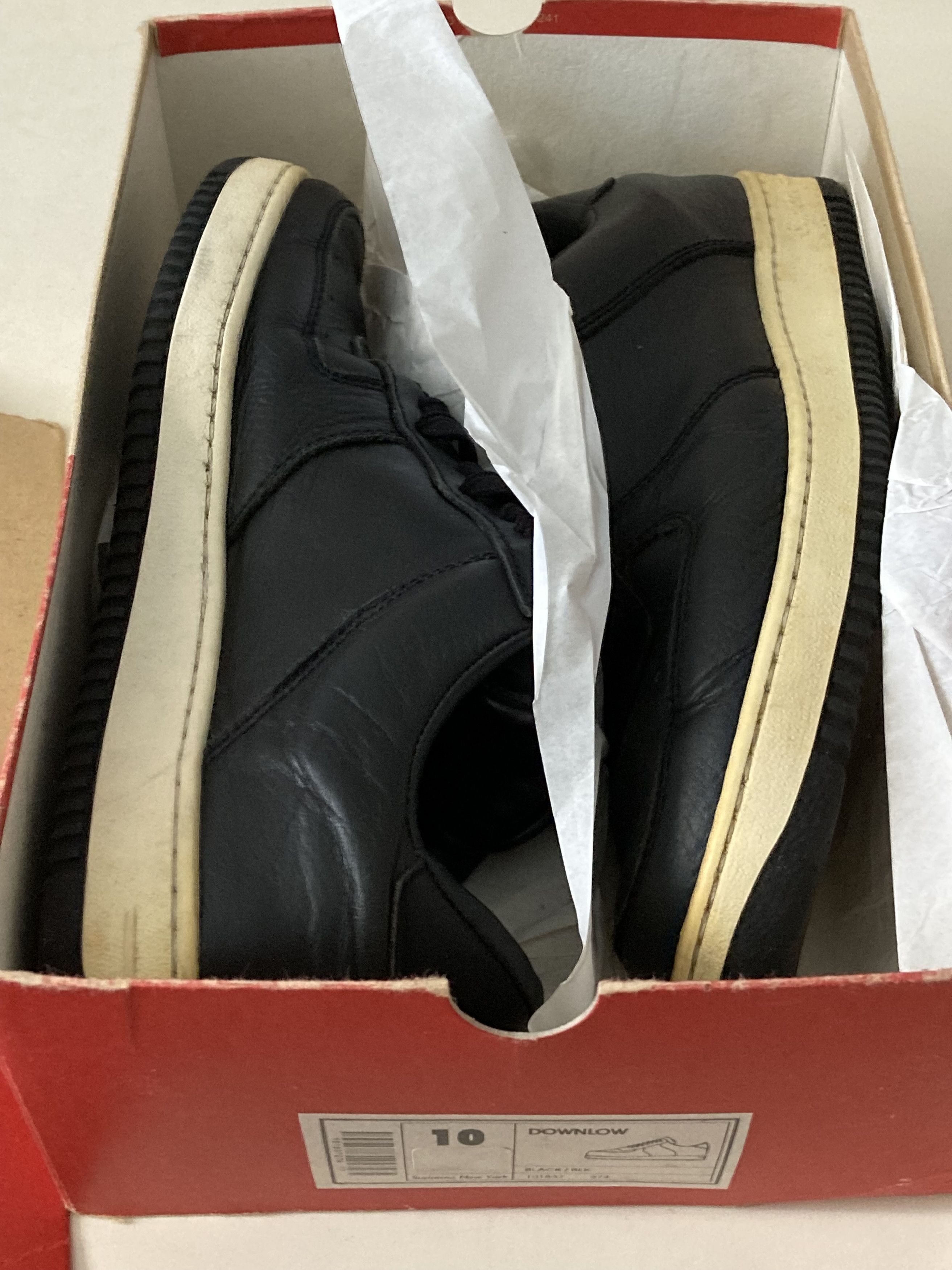 Supreme SUPREME Down Low Black US 10. Vintage. AF1/ Dunk/ Uptowns. Size US 10 / EU 43 - 20 Thumbnail