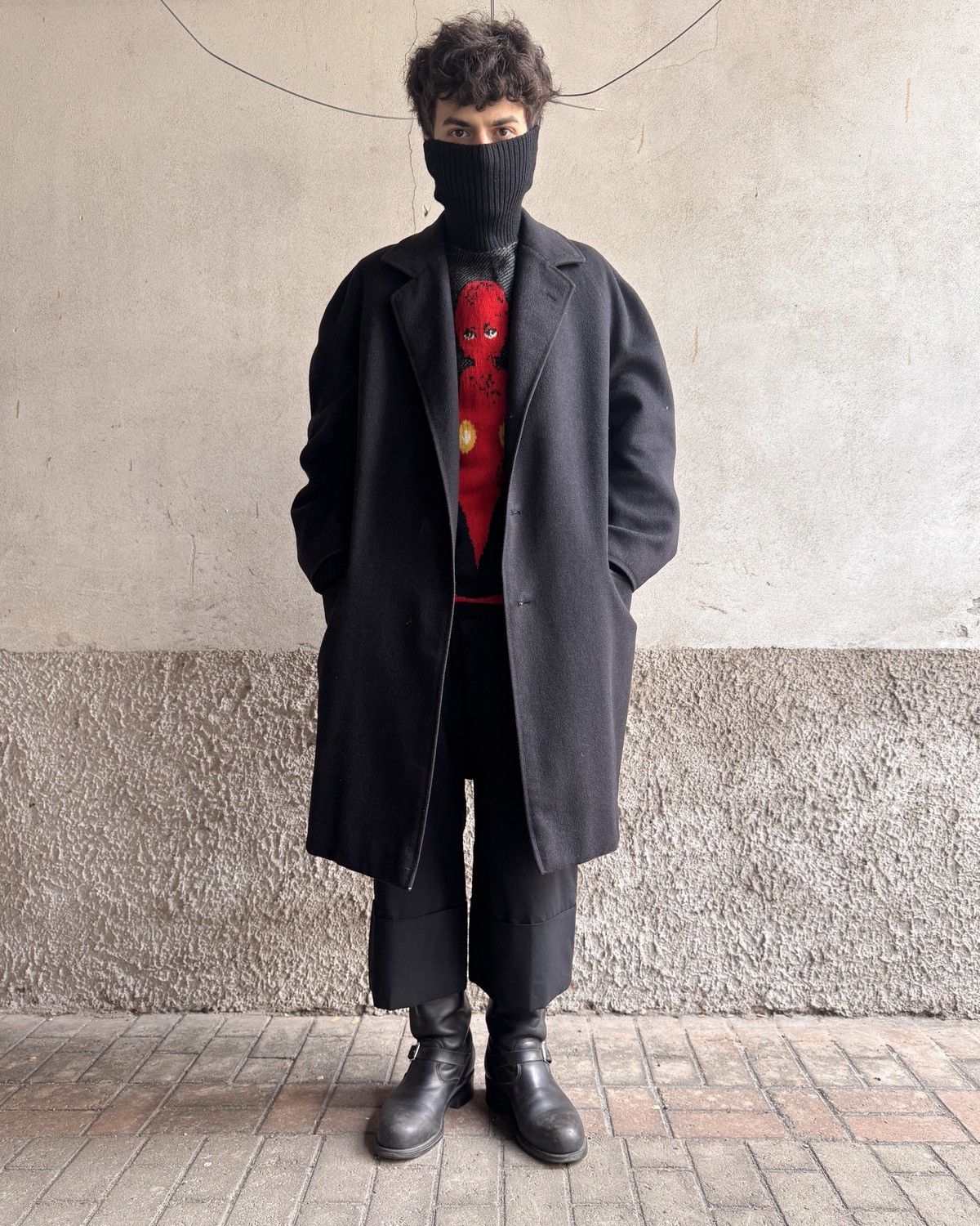 Yohji Yamamoto Yohji Yamamoto Shotaro Ishinomori '07 Cyborg 009 Girls Knit Size US L / EU 52-54 / 3 - 4 Thumbnail