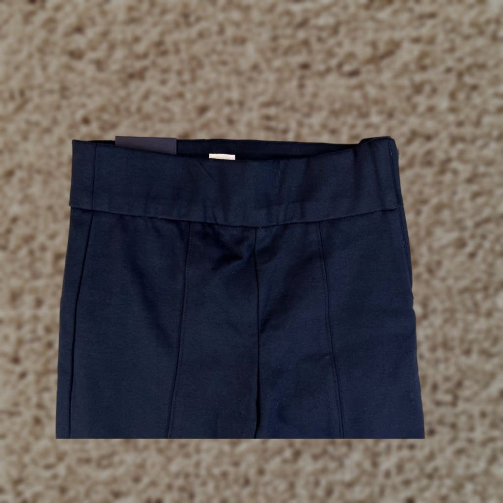 Gap Gap Leggings Womens XS Navy Blue Zip Stretch Mid Rise Cotton Size 28" / US 6 / IT 42 - 1 Thumbnail