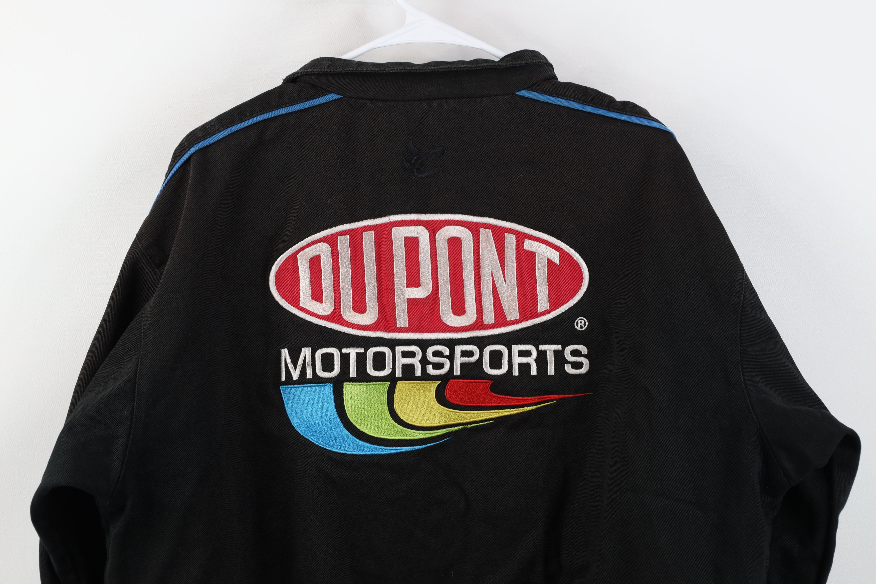 Vintage Vintage 90s Y2K NASCAR Gordon Fire Flames Pit Crew Jacket Size US L / EU 52-54 / 3 - 16 Thumbnail