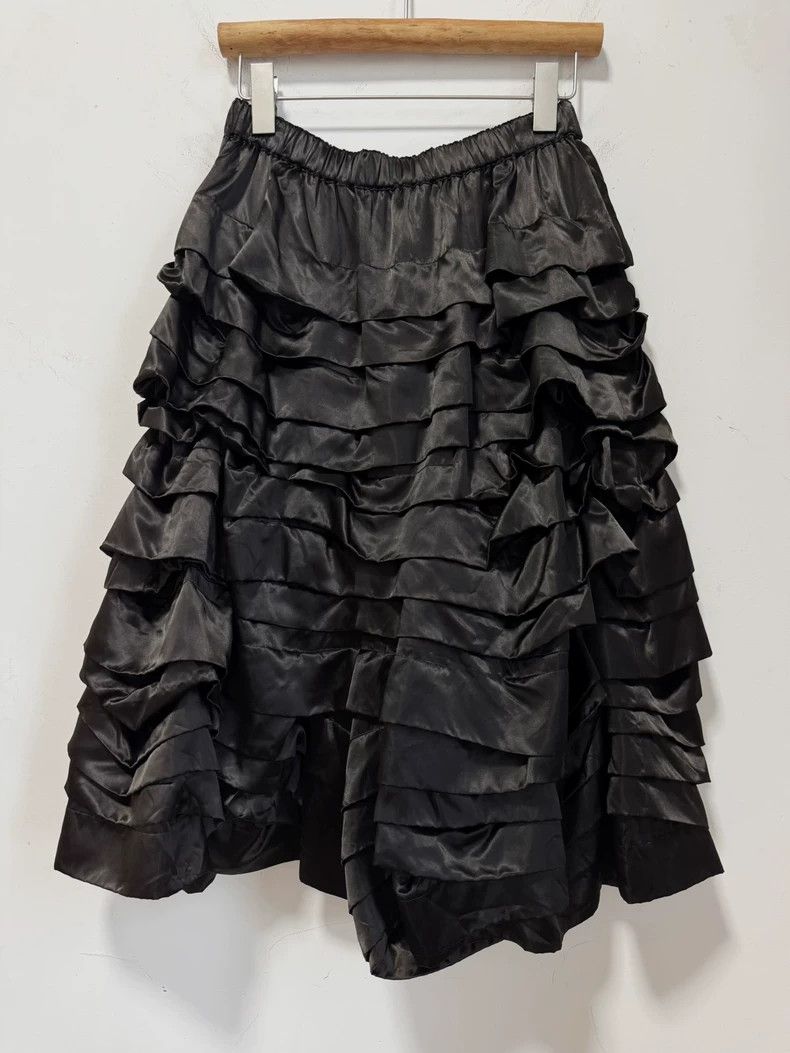 Comme des Garcons CDG Comcom Asymmetric Ruffled Skirt Pants - dmc Size US 30 / EU 46 - 1 Thumbnail