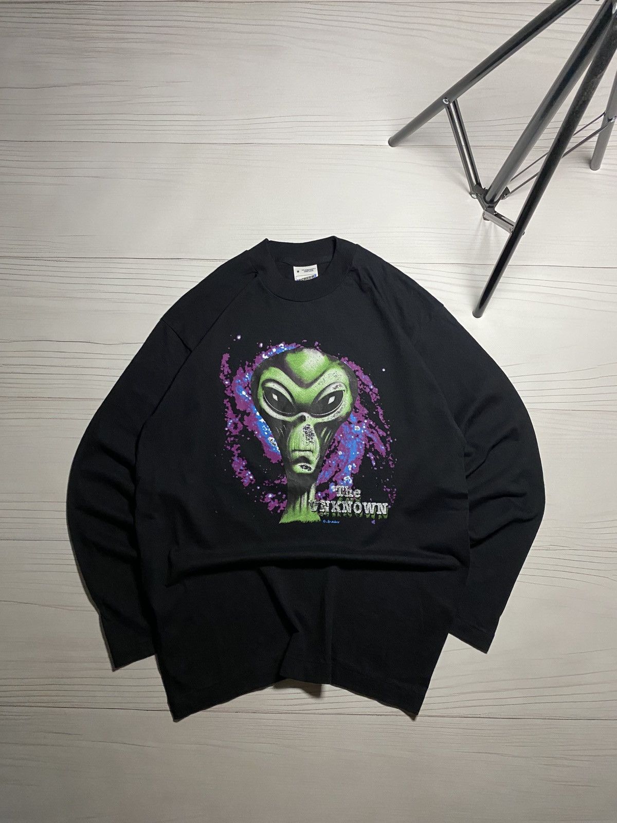 Alien Workshop × Vintage Vintage 90’s The unknown Alien Big Logo longsleeve t shirt Size US M / EU 48-50 / 2 - 1 Thumbnail