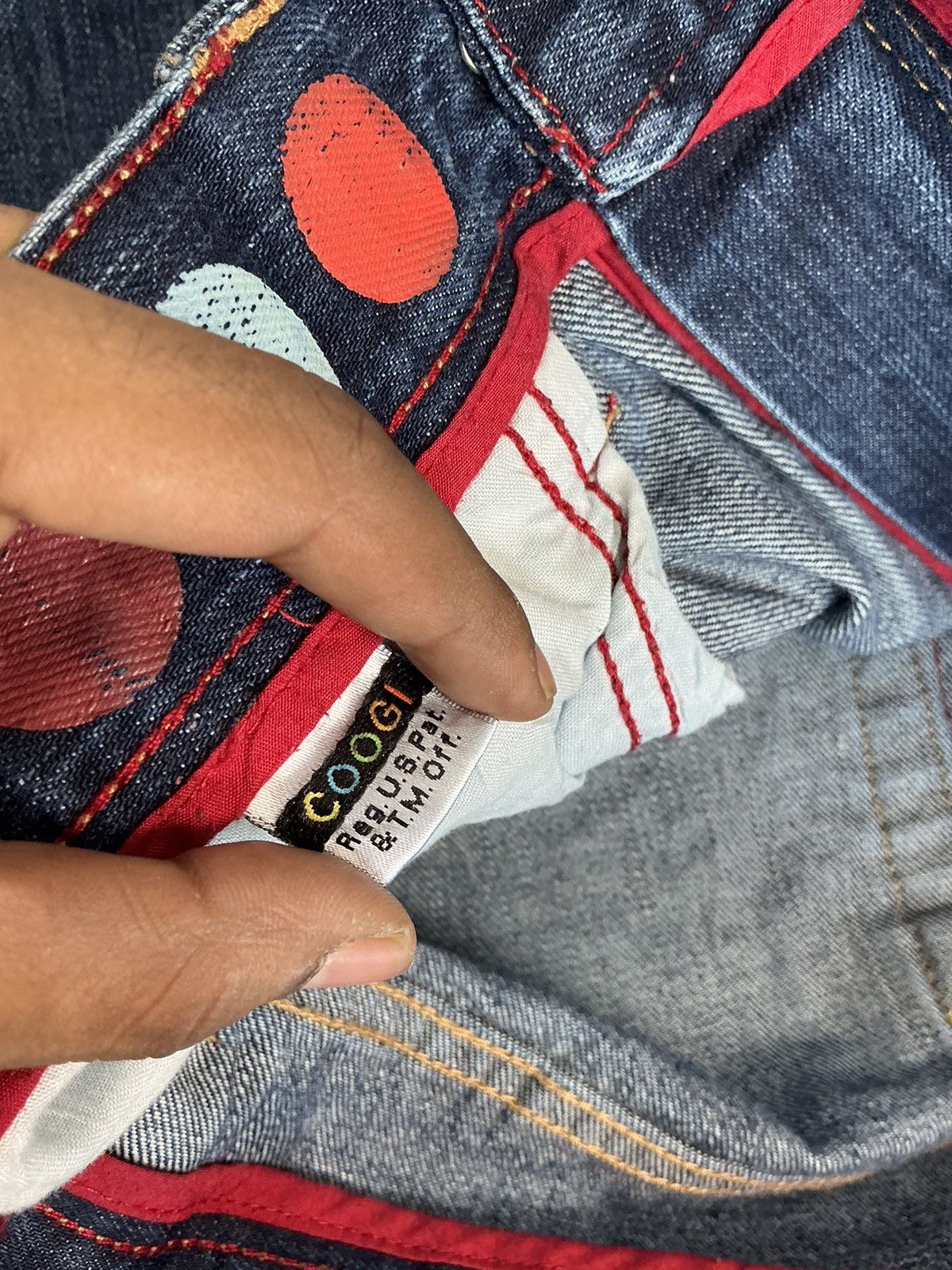 Coogi × Fubu × Vintage Rare vintage Coogi embroidered baggyfit denim pant Size US 36 / EU 52 - 6 Thumbnail