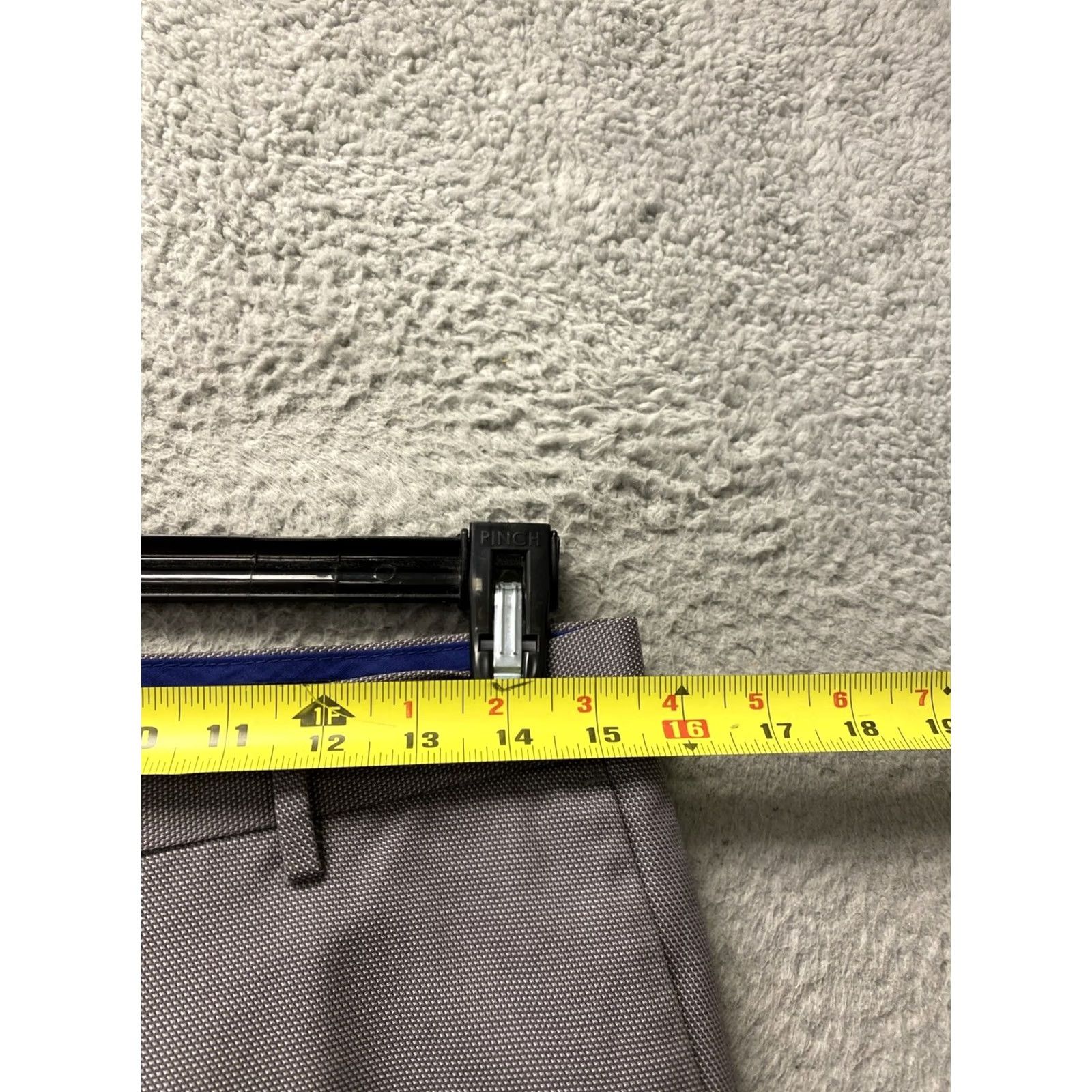 Banana Republic Banana Republic Dress Pants Mens 30x30 Slim Fit Cotton Gray Button Zip Flat Front Straight Leg Workwear Casual 30 in Inseam Mens Size US 30 / EU 46 - 4 Thumbnail