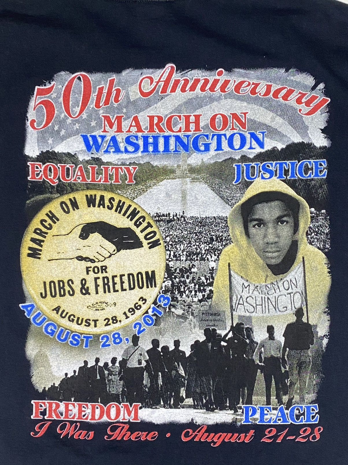 Vintage MLK 50th anniversary March on Washington tshirt (size XL) Size US XL / EU 56 / 4 - 10 Thumbnail
