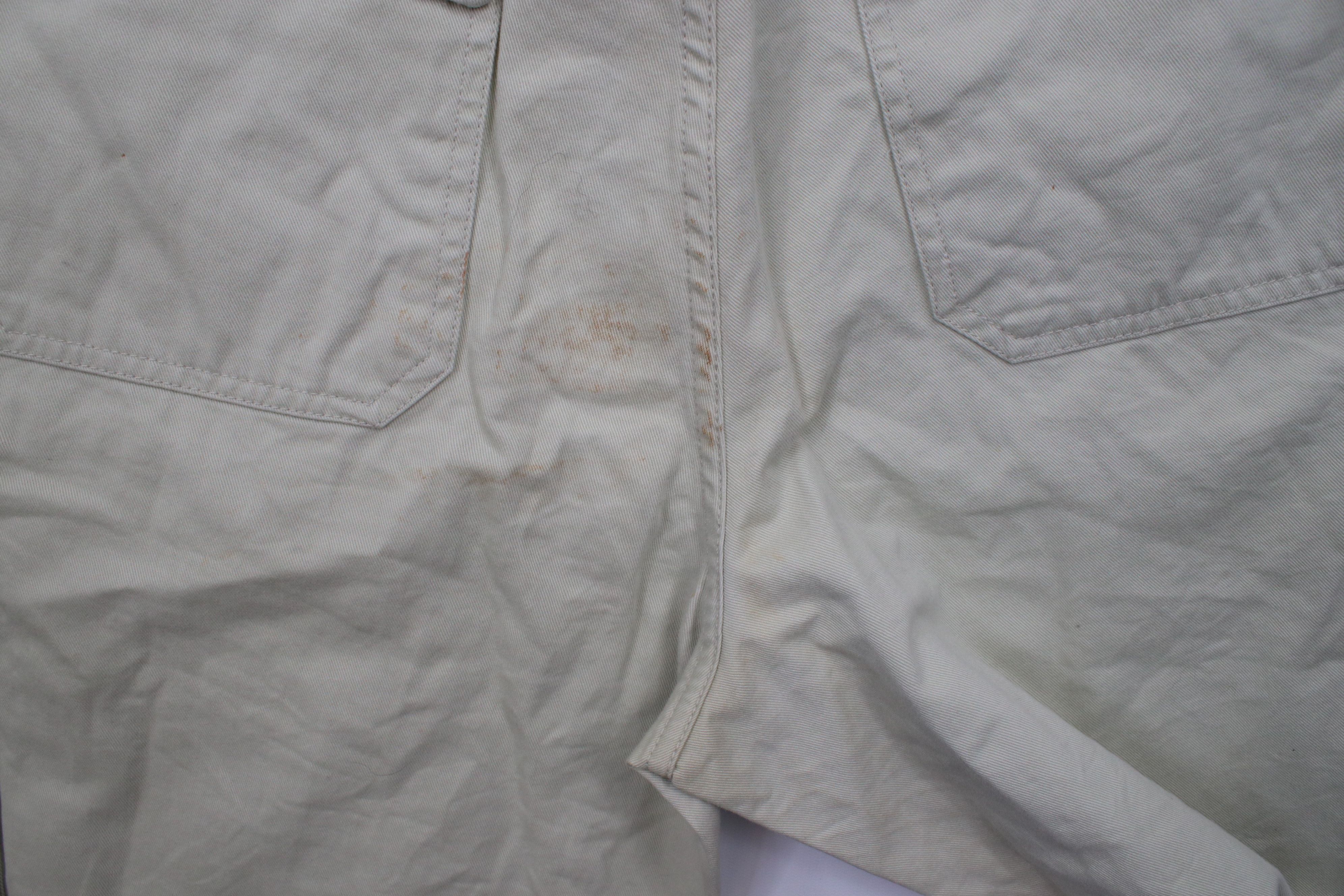 Gap × Vintage Vintage 90s Y2K Gap Baggy Wide Leg Cargo Pants Beige Cotton Size US 30 / EU 46 - 13 Thumbnail