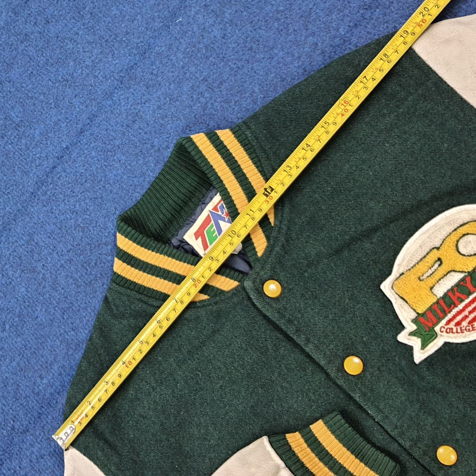Japanese Brand Milky Way Football Club Varsity Letterman Jacket C291N23 Size US M / EU 48-50 / 2 - 13 Thumbnail