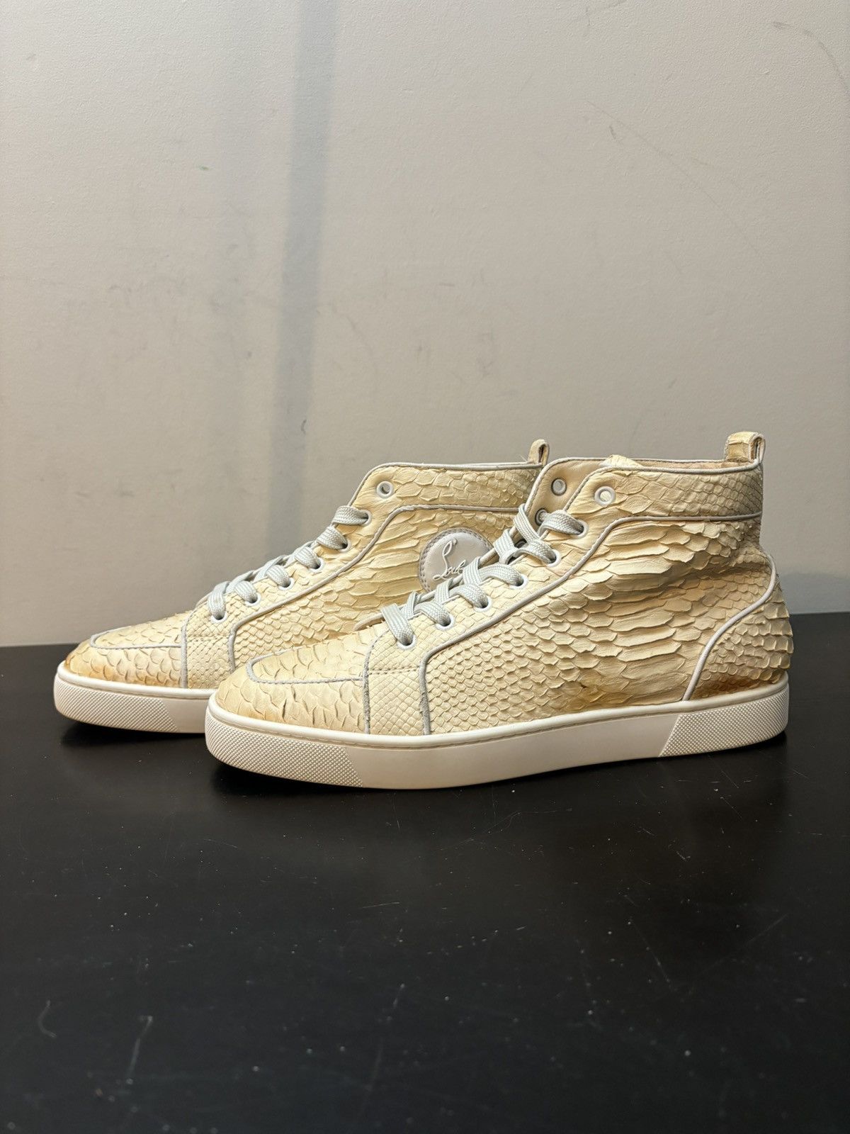 Christian Louboutin Christian Louboutin Red Bottom Louis Orlato Snakeskin Python Size US 8.5 / EU 41-42 - 1 Thumbnail