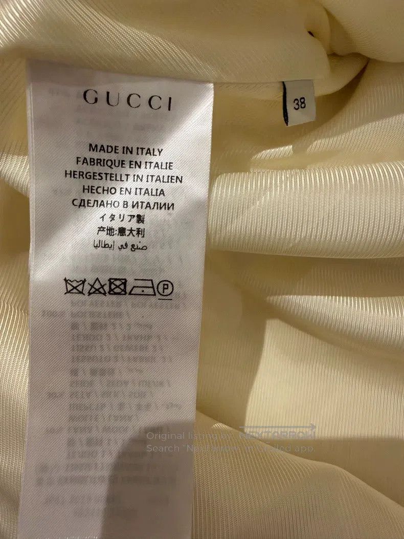 Gucci Gucci Cuff mink colour-blocked pocket jacket Size XS / US 0-2 / IT 36-38 - 4 Thumbnail