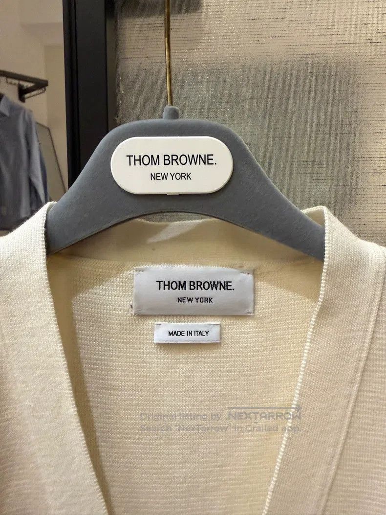 Thom Browne Thom Browne Wool Cardigan Size US XL / EU 56 / 4 - 4 Thumbnail