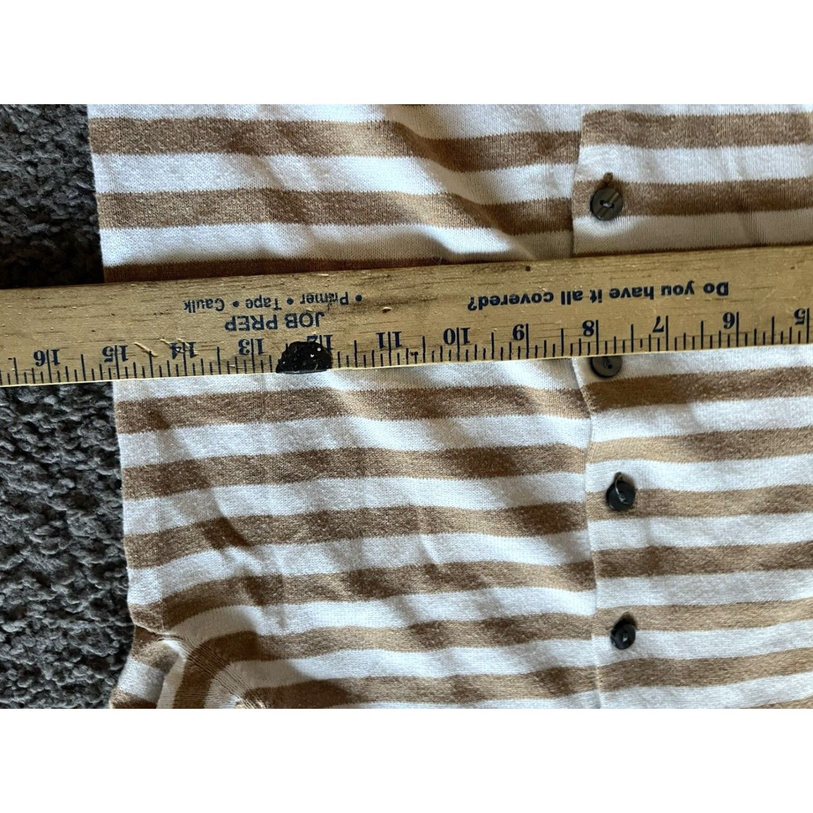 Tommy Hilfiger VINTAGE Tommy Hilfiger Women's Sweater Cardigan Fall Spring Casual Business Size S Beige Cotton Knitted Button Long Sleeve Crew Neck Size S / US 4 / IT 40 - 4 Thumbnail