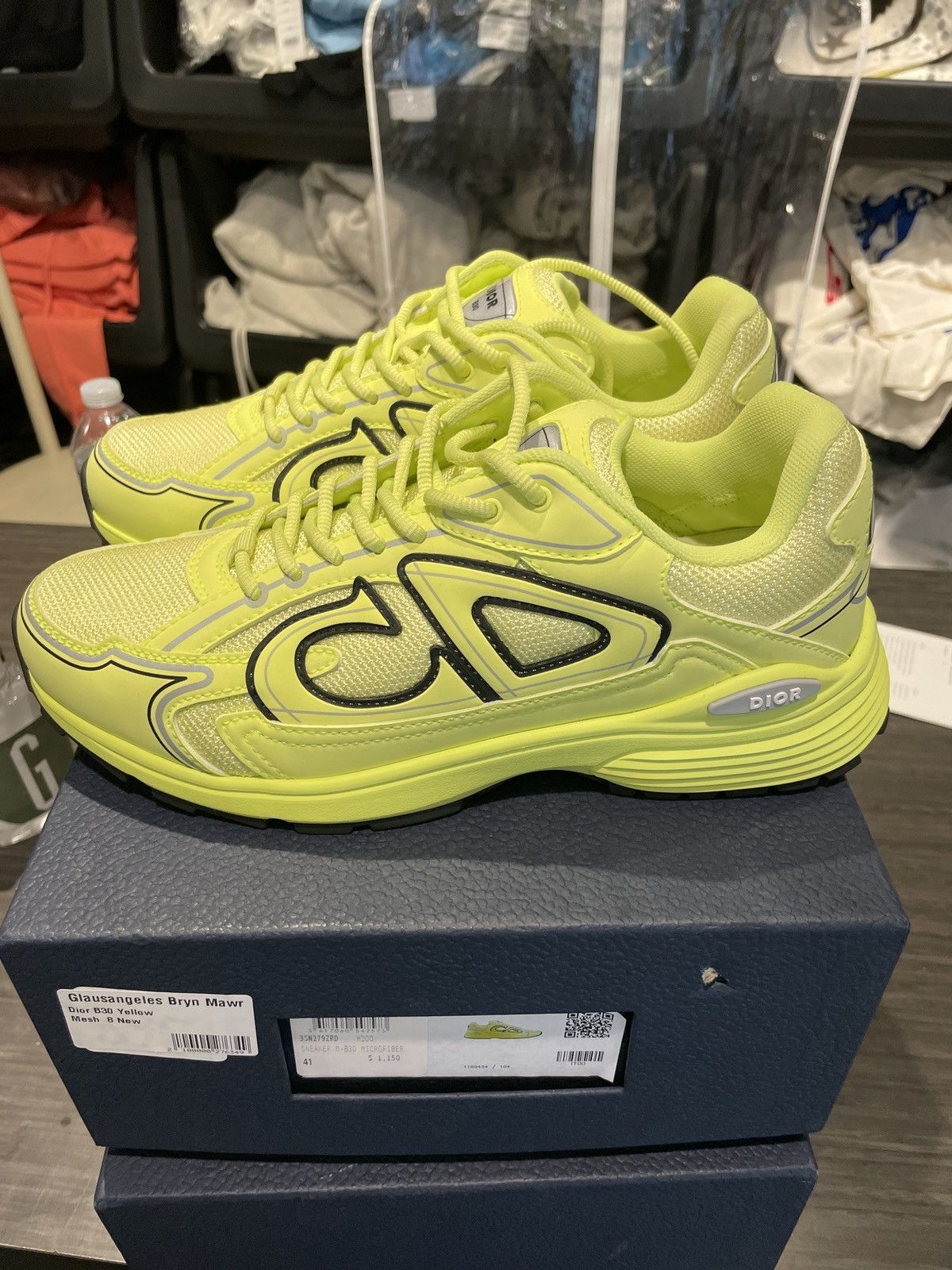 Dior Dior B30 Yellow Mesh Size US 8 / EU 41 - 4 Thumbnail