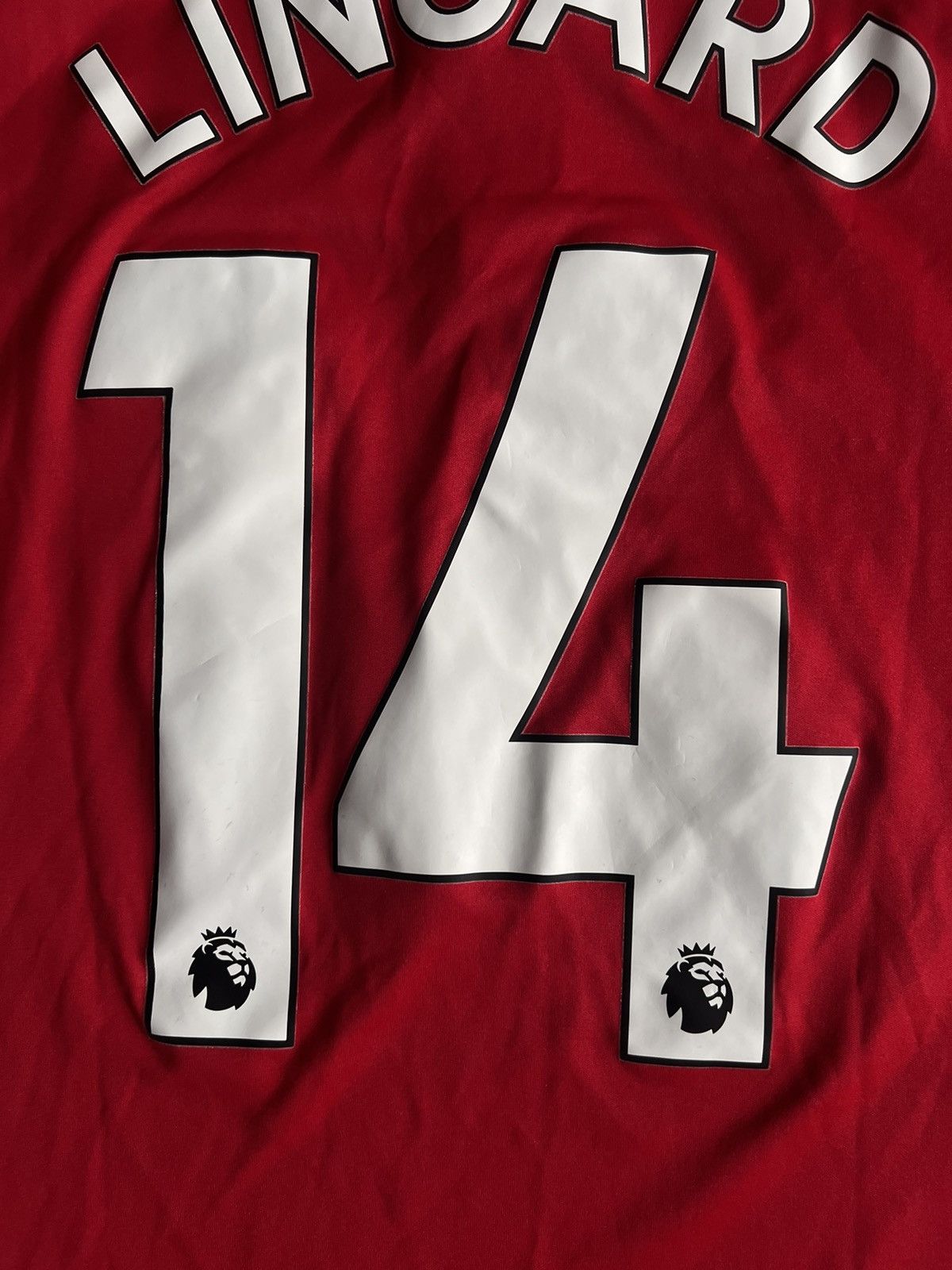 Adidas × Vintage Adidas Manchester United Lingard 14 Football Soccer FC y2k Size US S / EU 44-46 / 1 - 5 Thumbnail