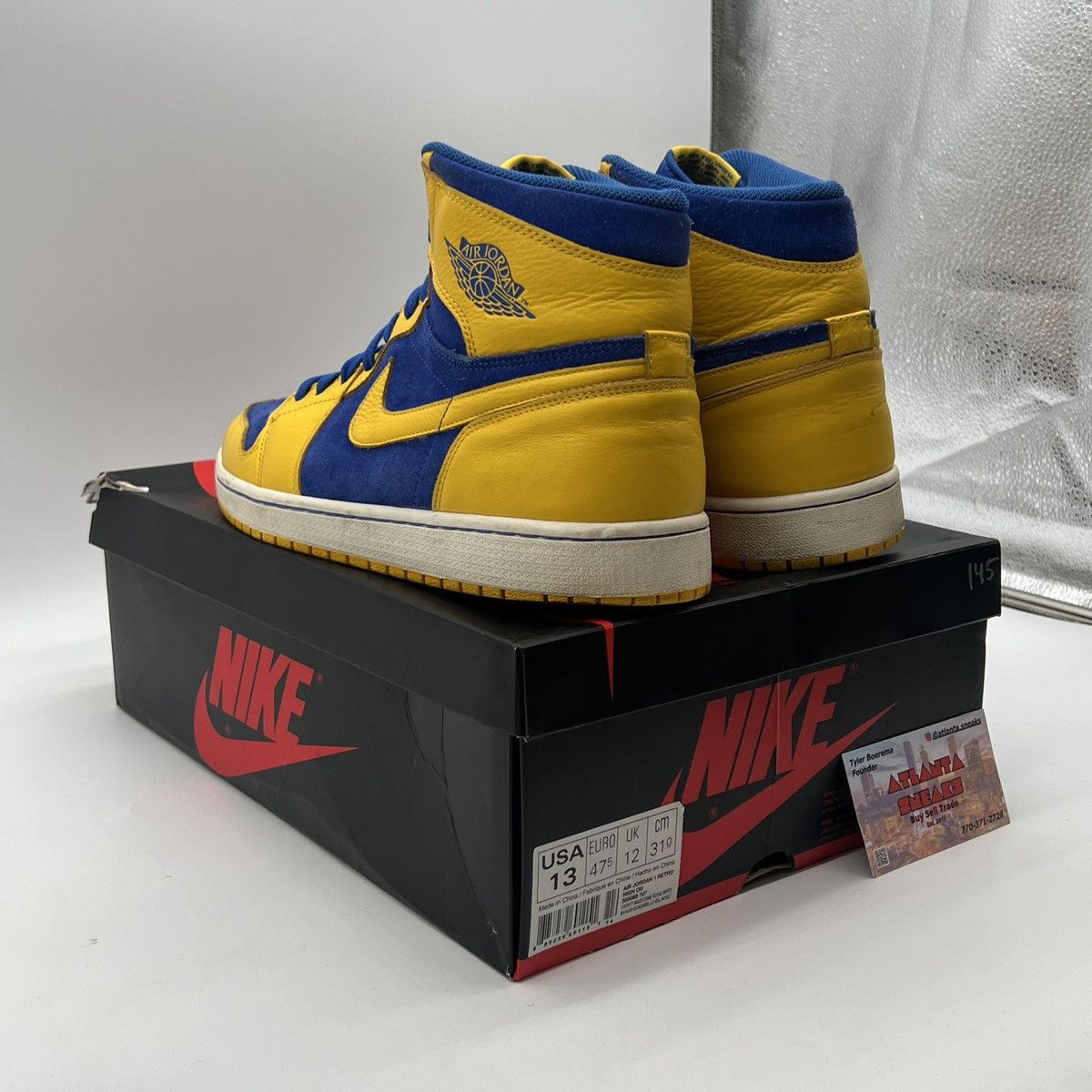 Nike Air Jordan 1 high Laney Size US 13 / EU 46 - 4 Thumbnail