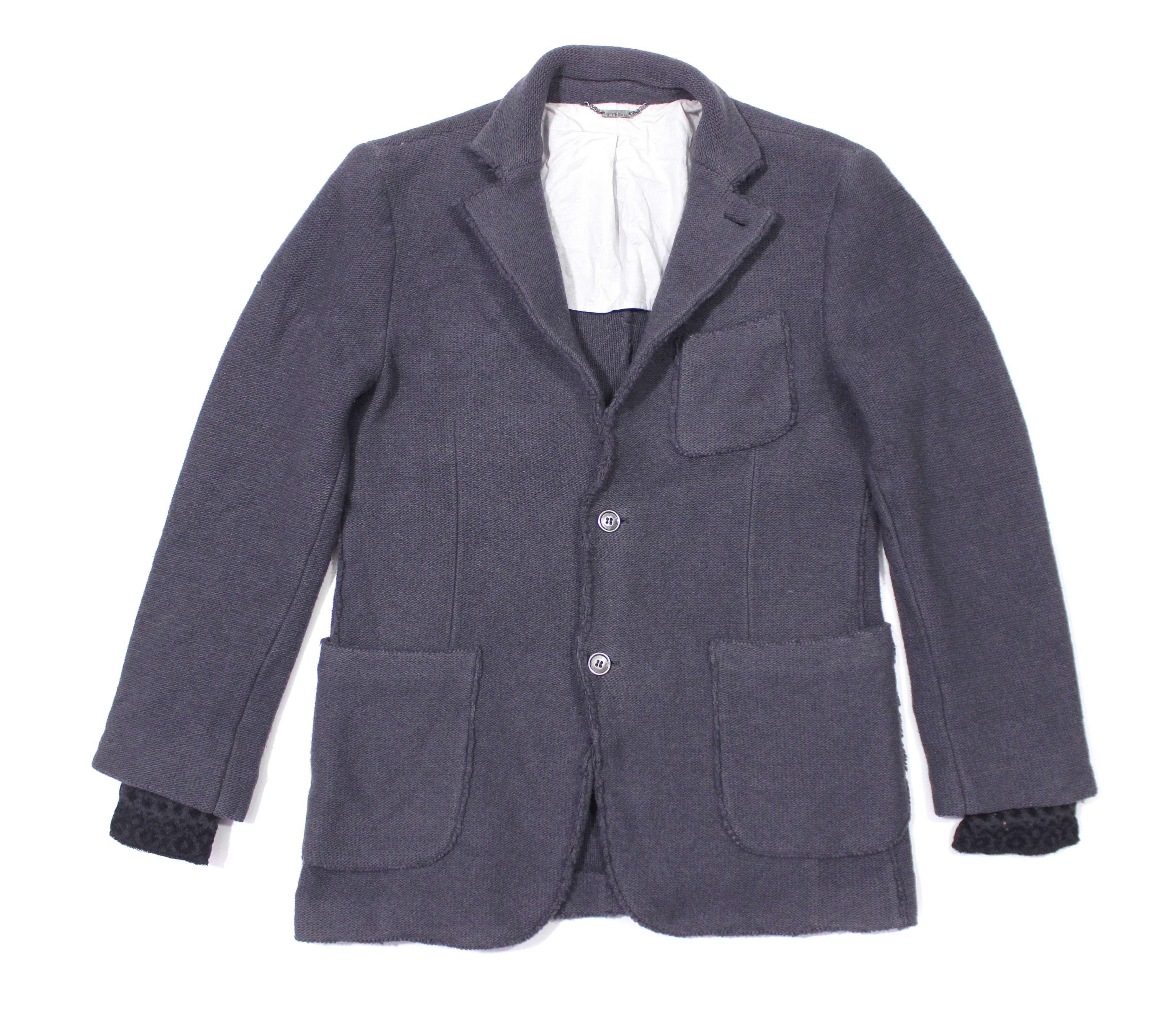Iceberg Wool Cashmere Knit Blazer Size US L / EU 52-54 / 3 - 1 Thumbnail