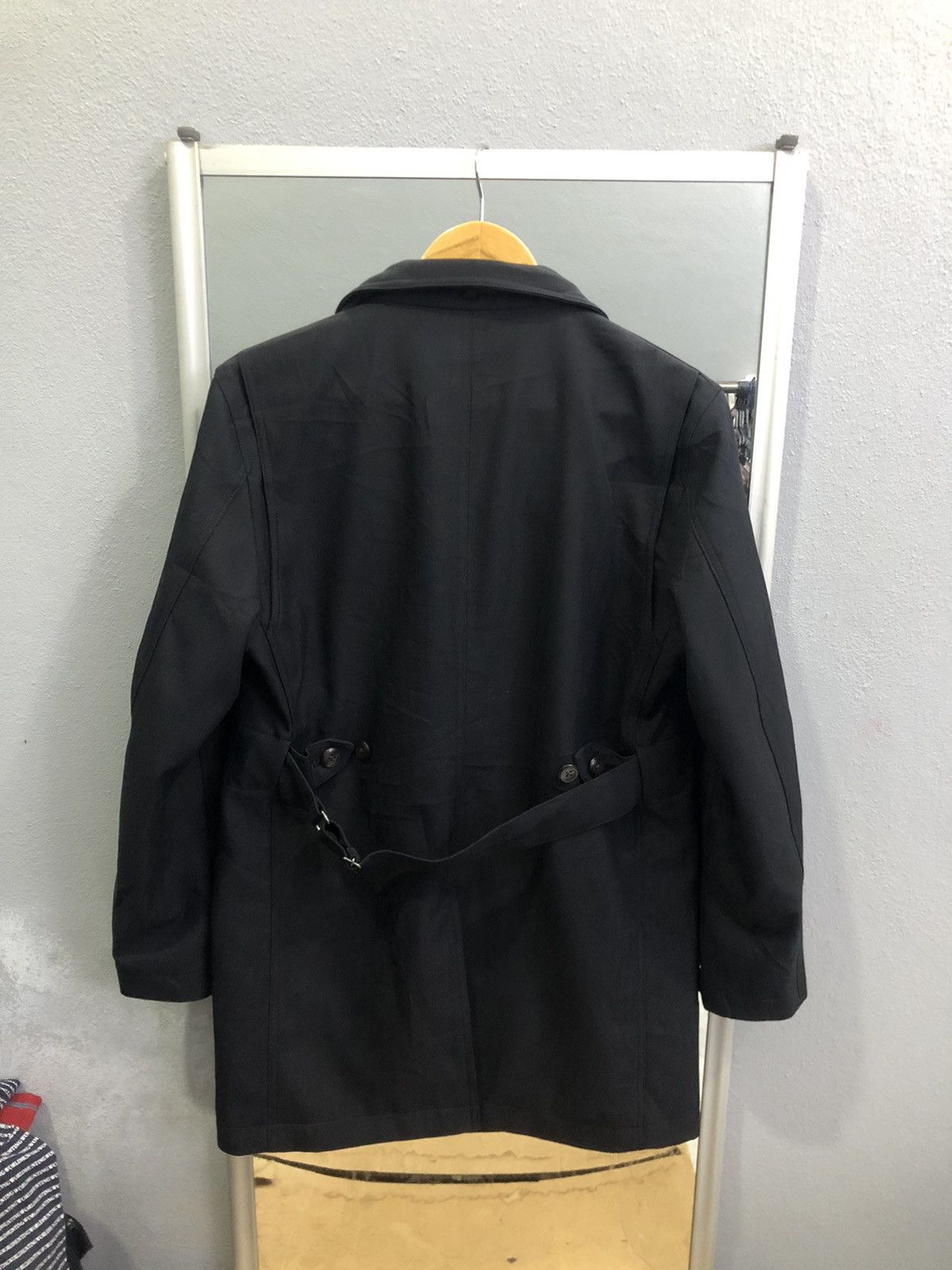 Japanese Brand Japanese Herringbone Convertible Stand Collar Coat Size US S / EU 44-46 / 1 - 11 Thumbnail