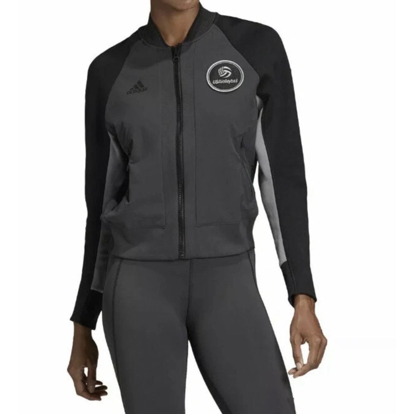 Adidas Adidas Womens USA Volleyball VRCT Jacket Size Medium FQ2626 Size M / US 6-8 / IT 42-44 - 1 Thumbnail