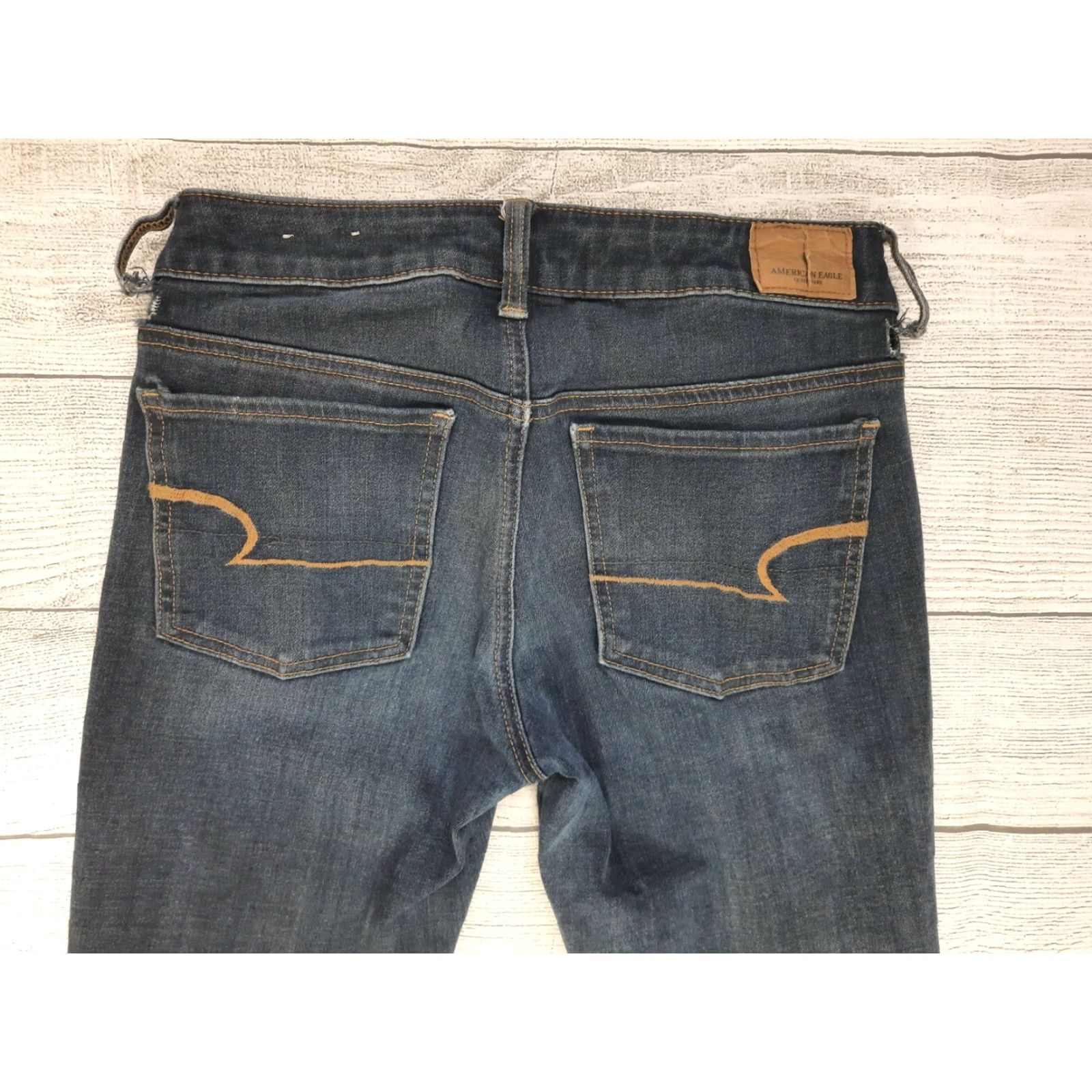 American Eagle Outfitters American Eagle Outfitters Jeans Skinny Stretch Denim Jegging Women 6 Reg Blue Cotton Blend Denim Size 28" / US 6 / IT 42 - 7 Thumbnail