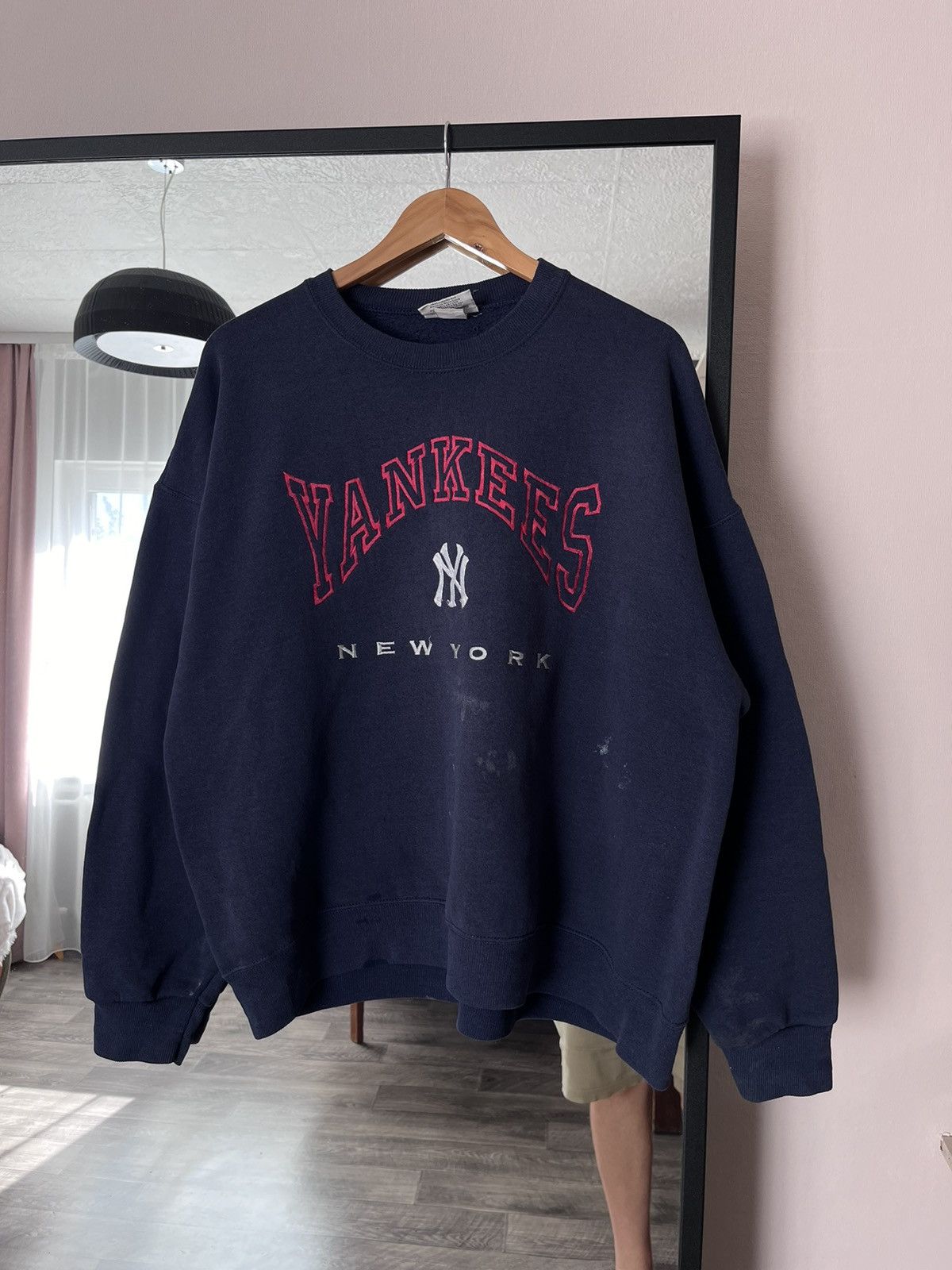 MLB Vintage MLB Sweatshirt jersey New York YANKEES Lee crewneck Size US XL / EU 56 / 4 - 1 Thumbnail